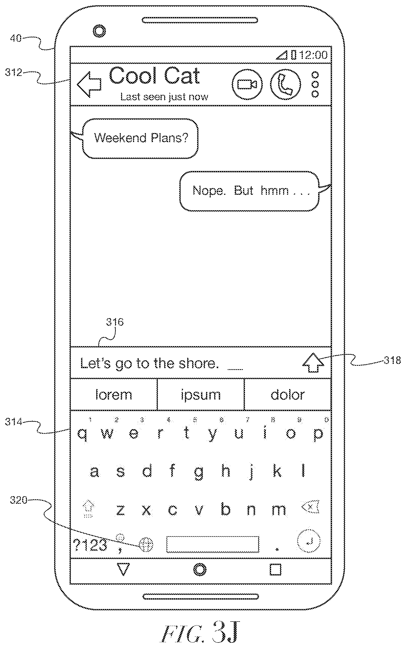 Patent US12386503 Figure 16 – Methods and systems for positioning animated images within a dynamic keyboard interface