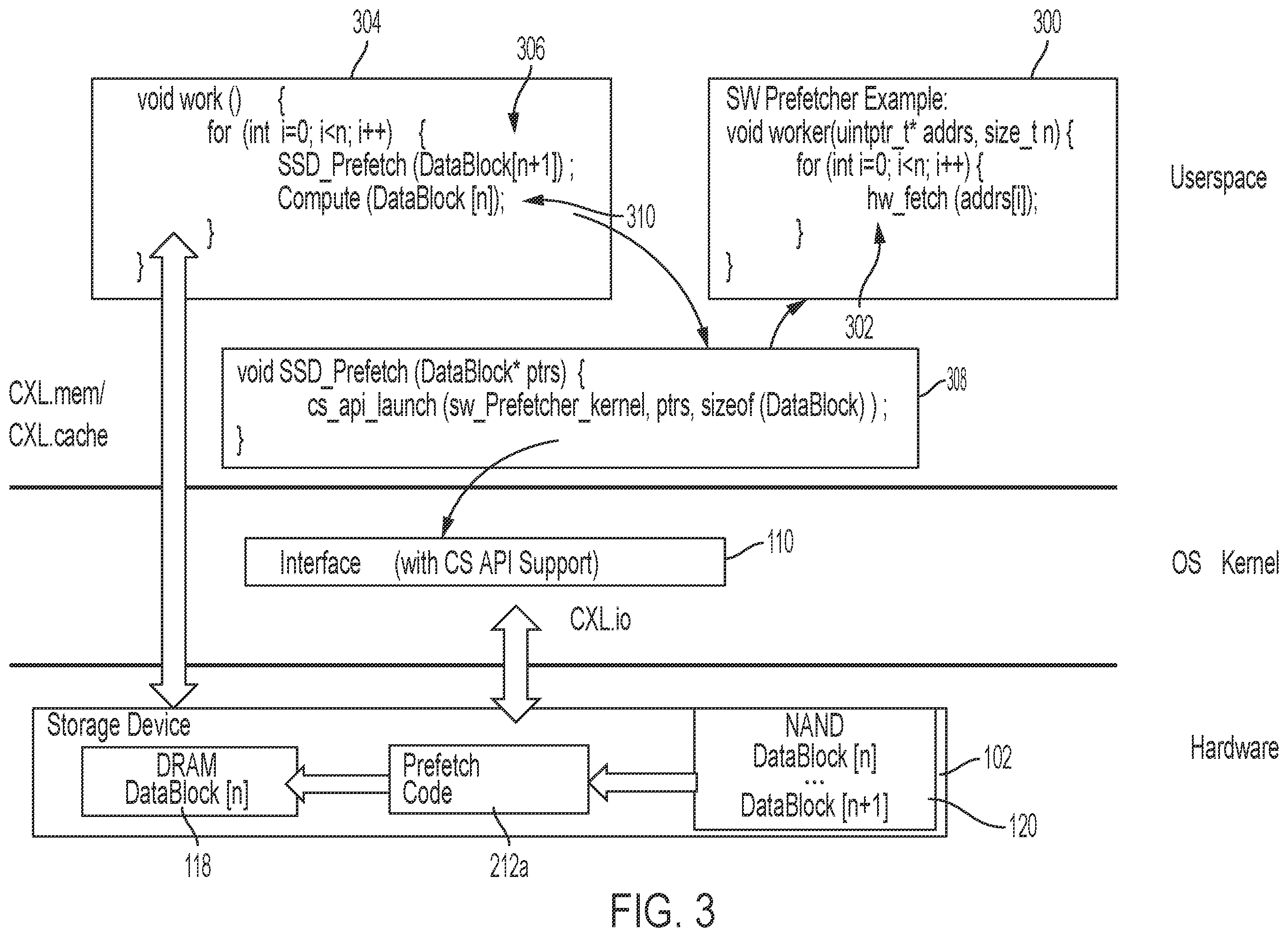 Patent US12386508 Figure 3 – Systems and methods for cache management of a storage device