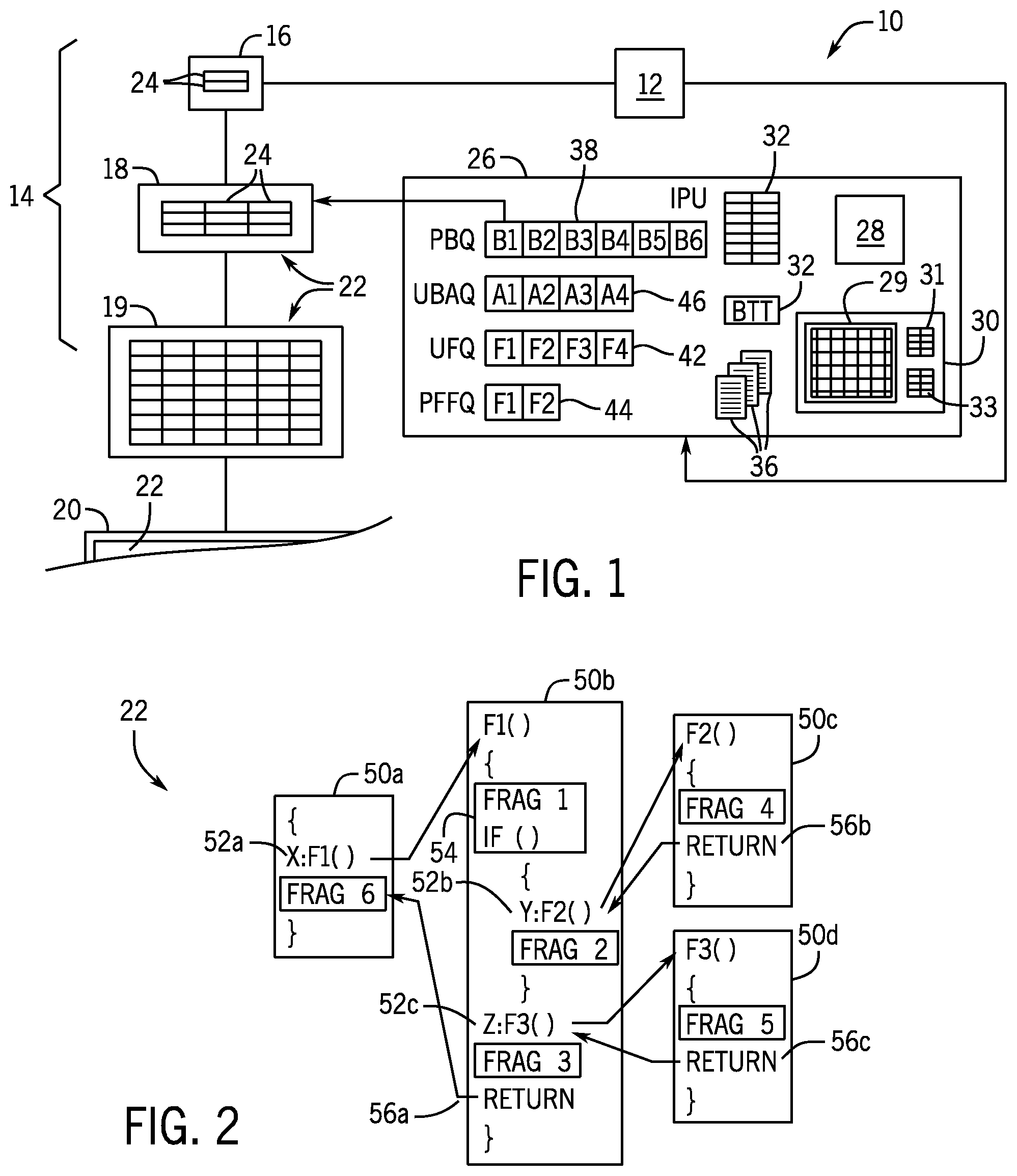 Patent US12386533 Figure 1 – Computer system with instruction pre-sending