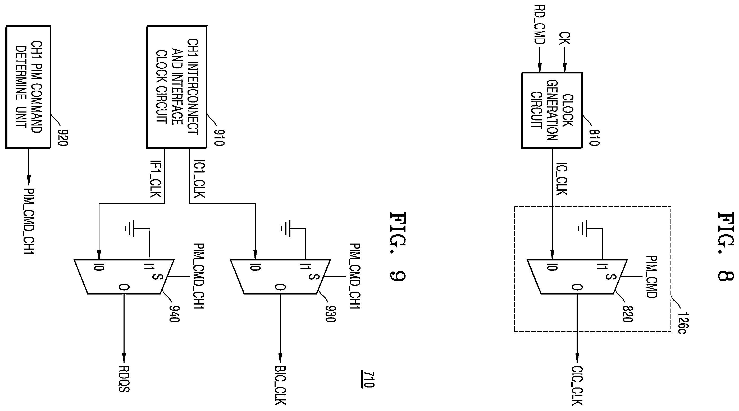 Patent US12386545 Figure 8 – Memory device for reducing timing parameters and power consumption for internal processing operation and method of implementing the same