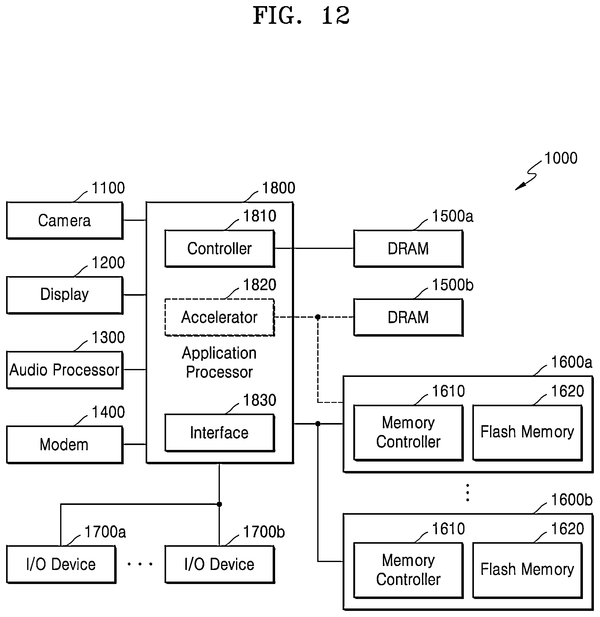 Patent US12386545 Figure 13 – Memory device for reducing timing parameters and power consumption for internal processing operation and method of implementing the same
