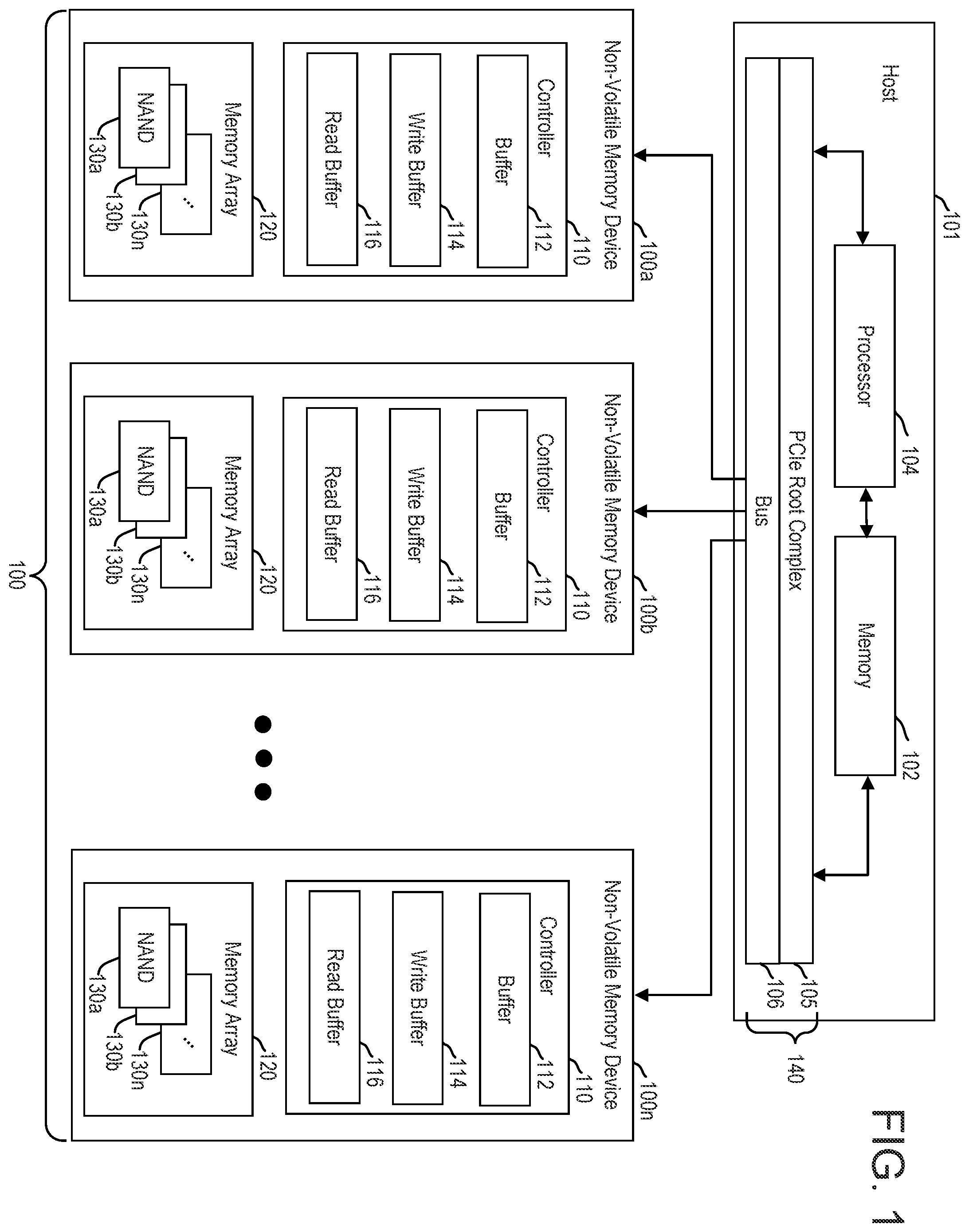 Patent US12386557 Figure 1 – Non-volatile storage device offloading of host tasks