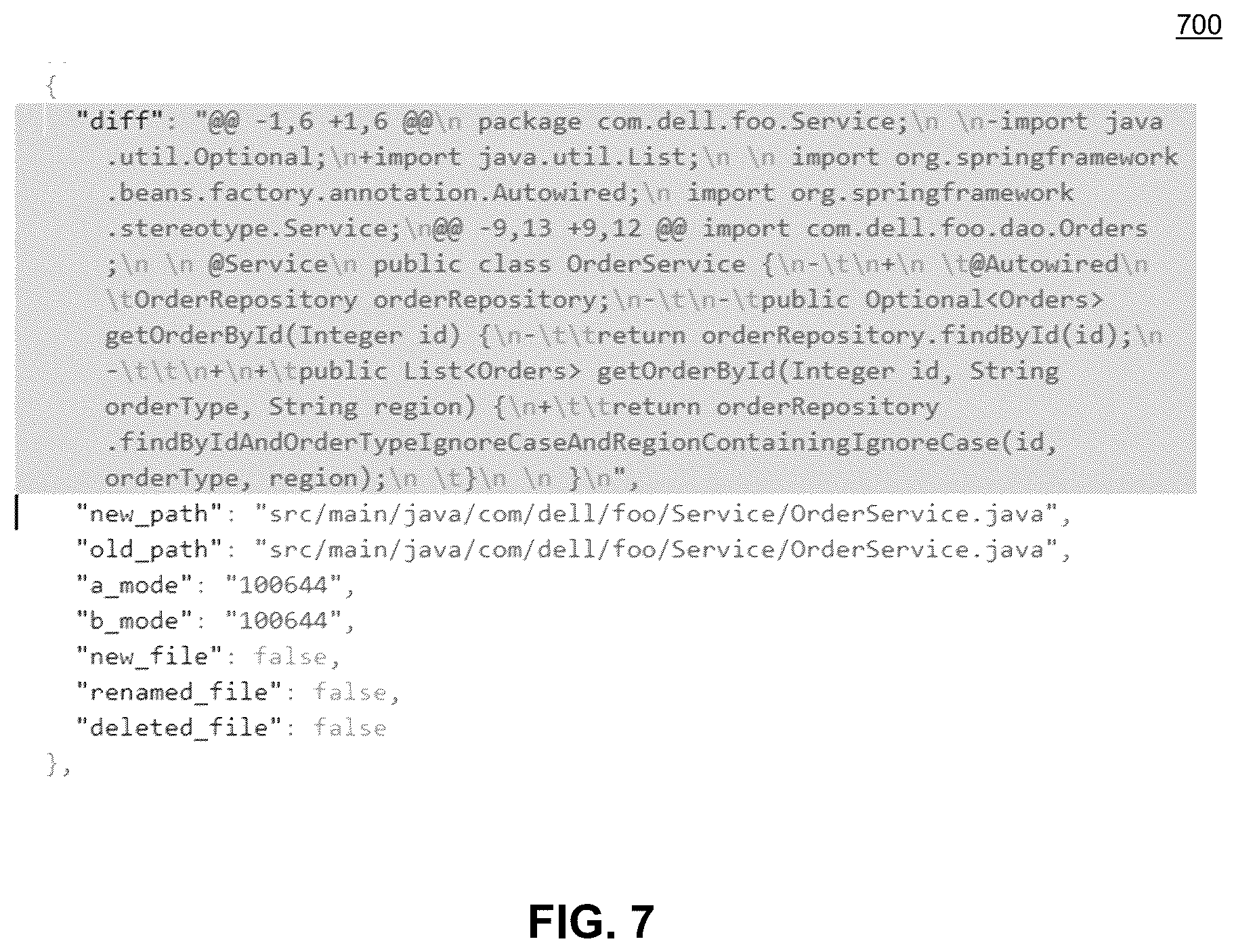 Patent US12386610 Figure 8 – Code modification management using machine learning