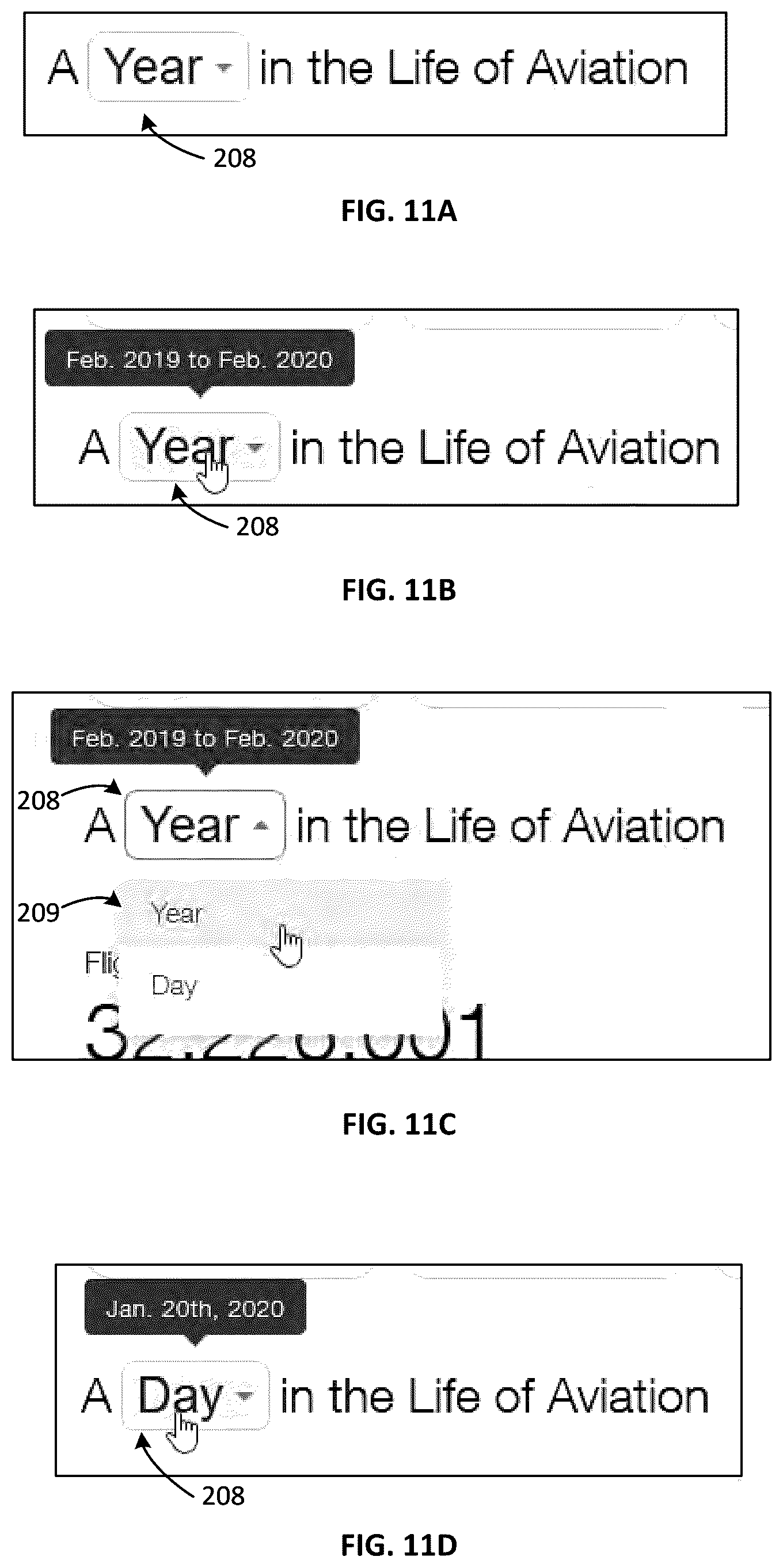 Patent US12386638 Figure 10 – System and method for dynamic display of aircraft emissions data