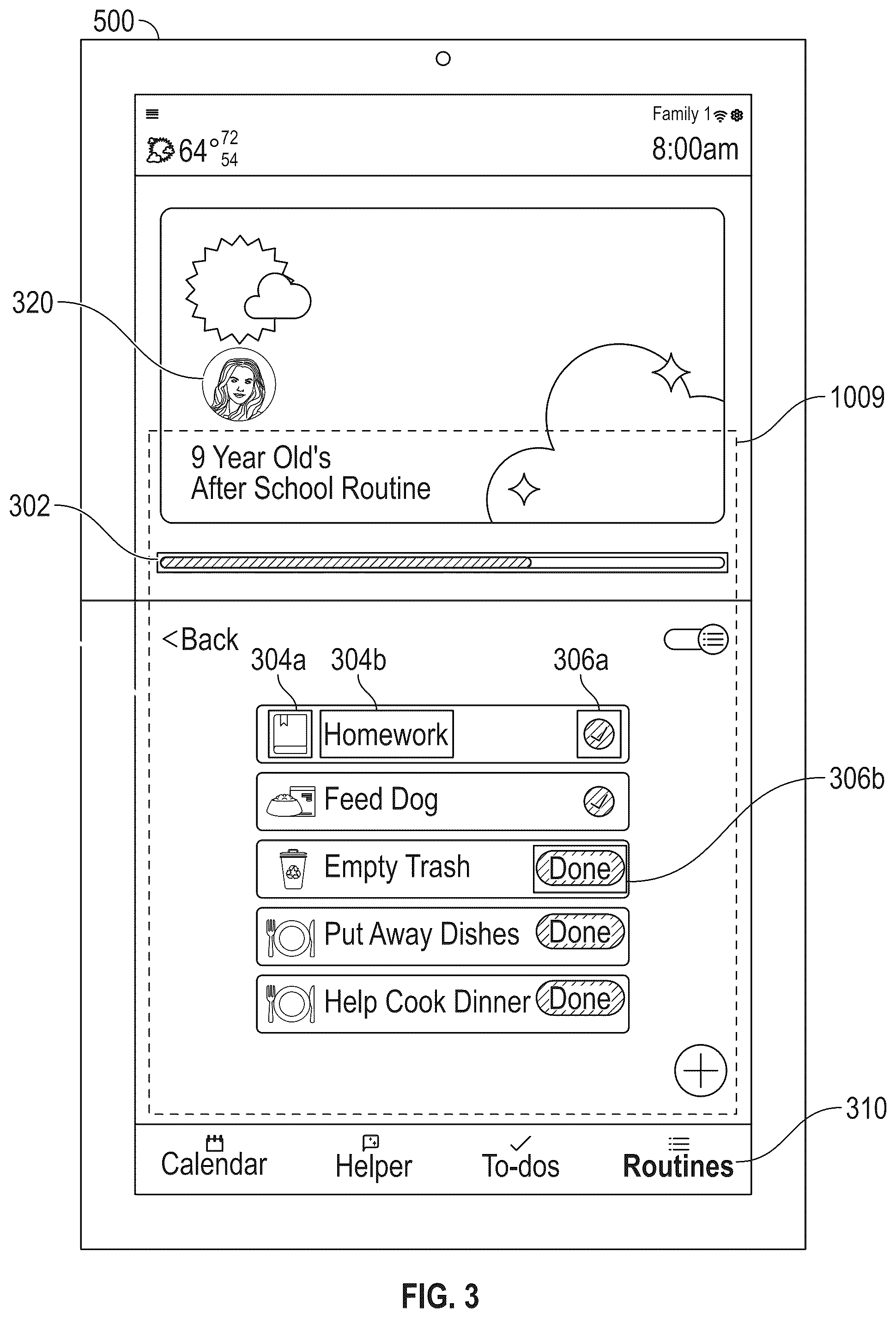 Patent US12386640 Figure 3 – Systems and methods for customizing a graphical user interface with user-associated display settings