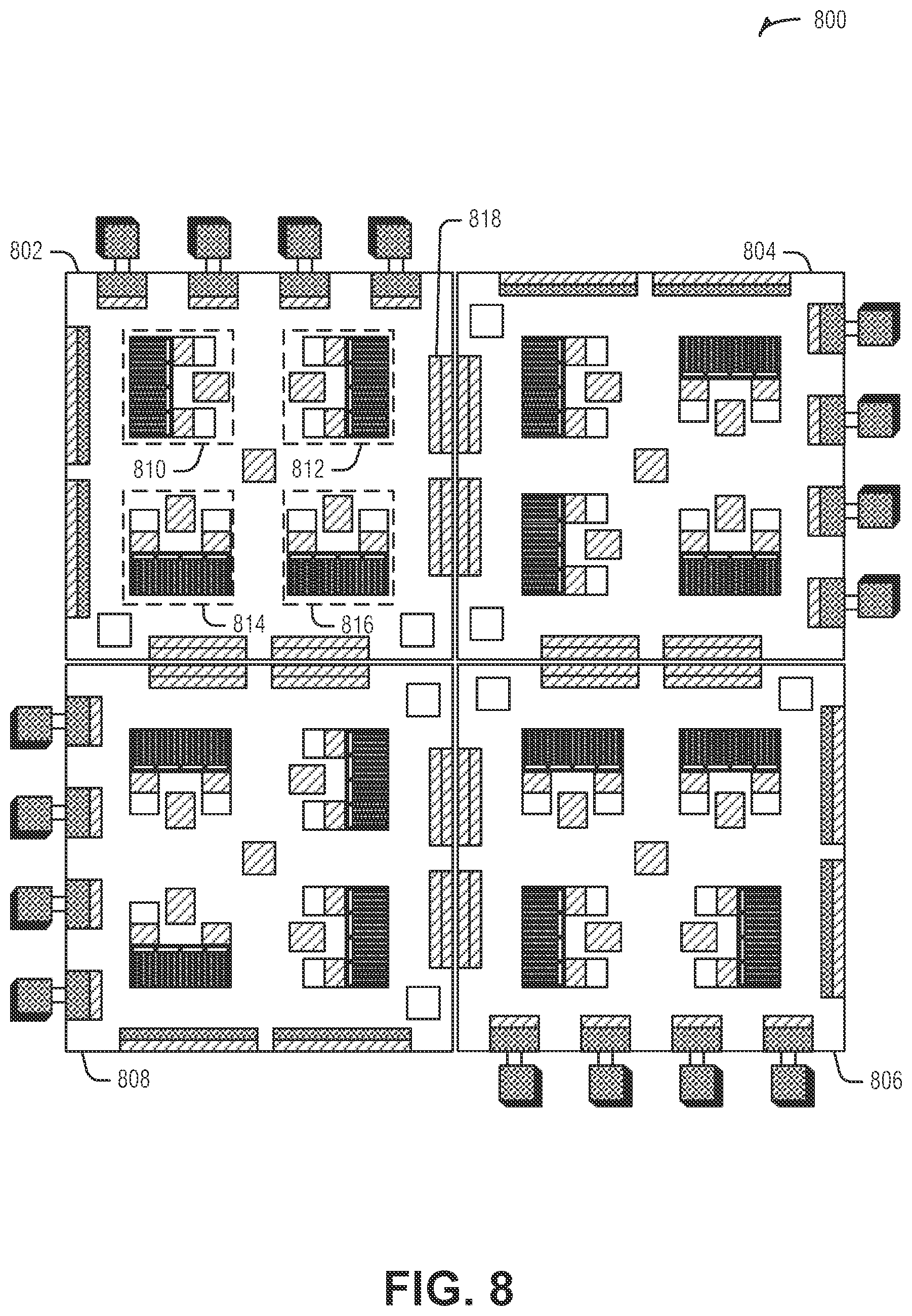 Patent US12386656 Figure 8 – Dynamic decomposition and thread allocation