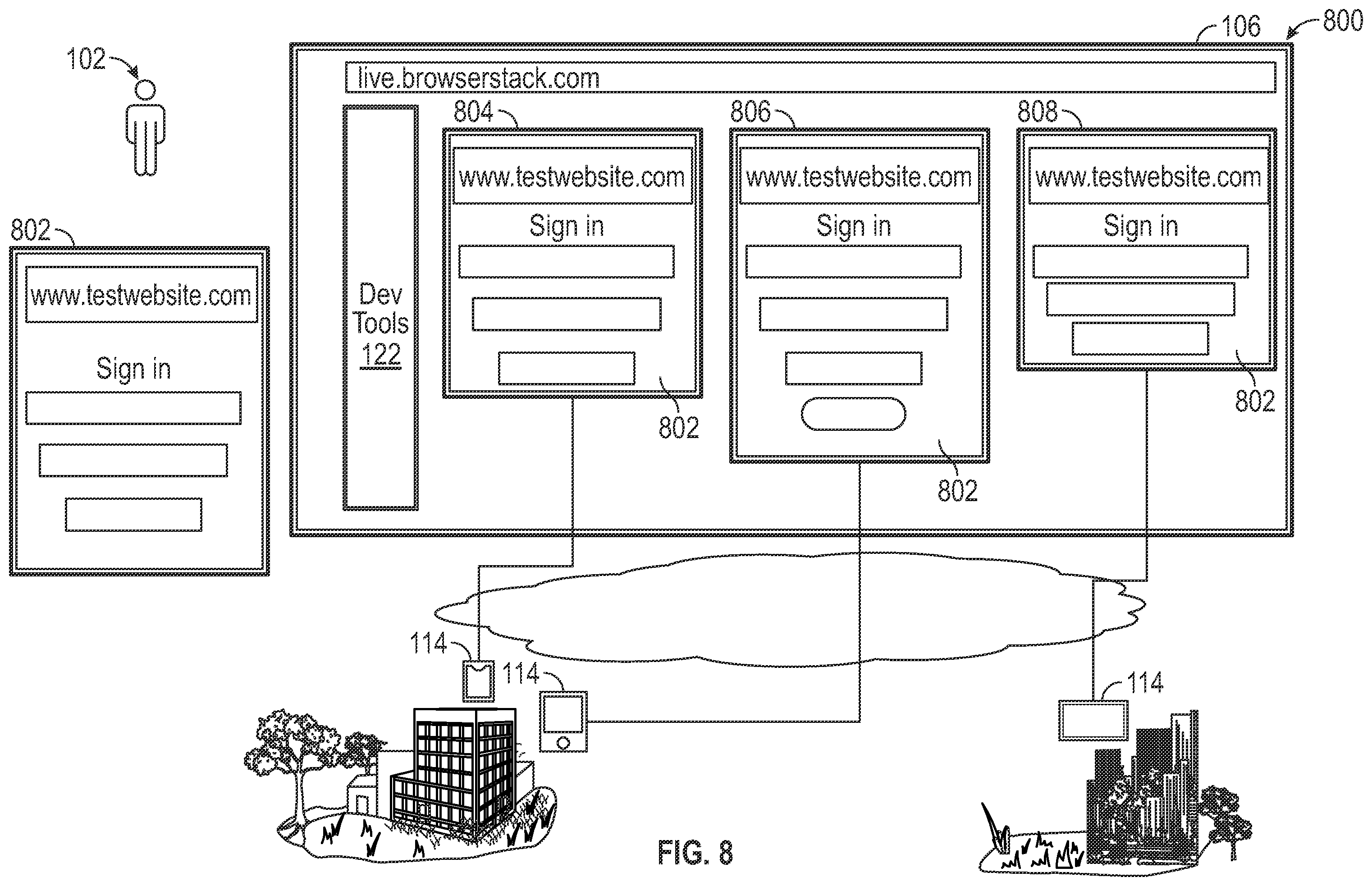 Patent US12386730 Figure 9 – Multisession mode in remote device infrastructure
