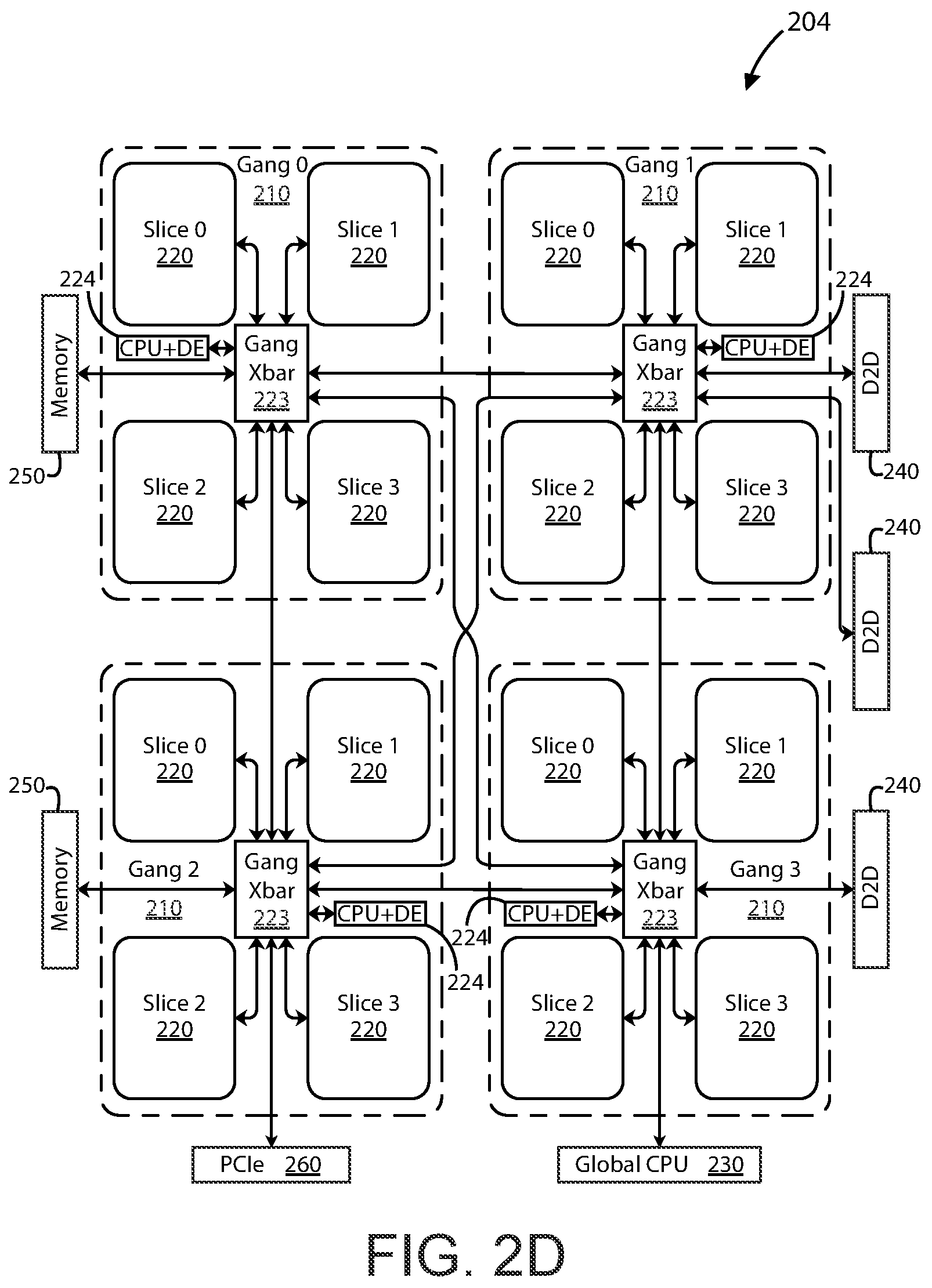 Patent US12386774 Figure 5 – AI accelerator apparatus using full mesh connectivity chiplet devices for transformer workloads