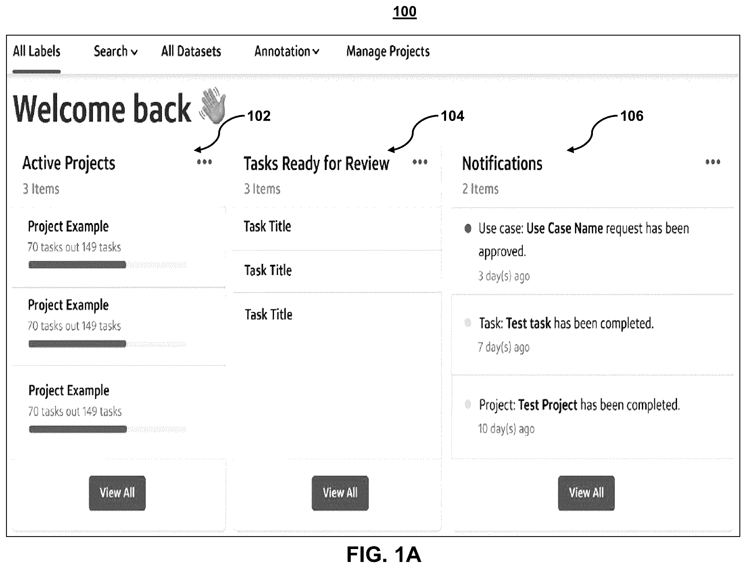 Patent US12386804 Figure 1 – Systems and methods for maintaining rights management while labeling data for artificial intelligence model development