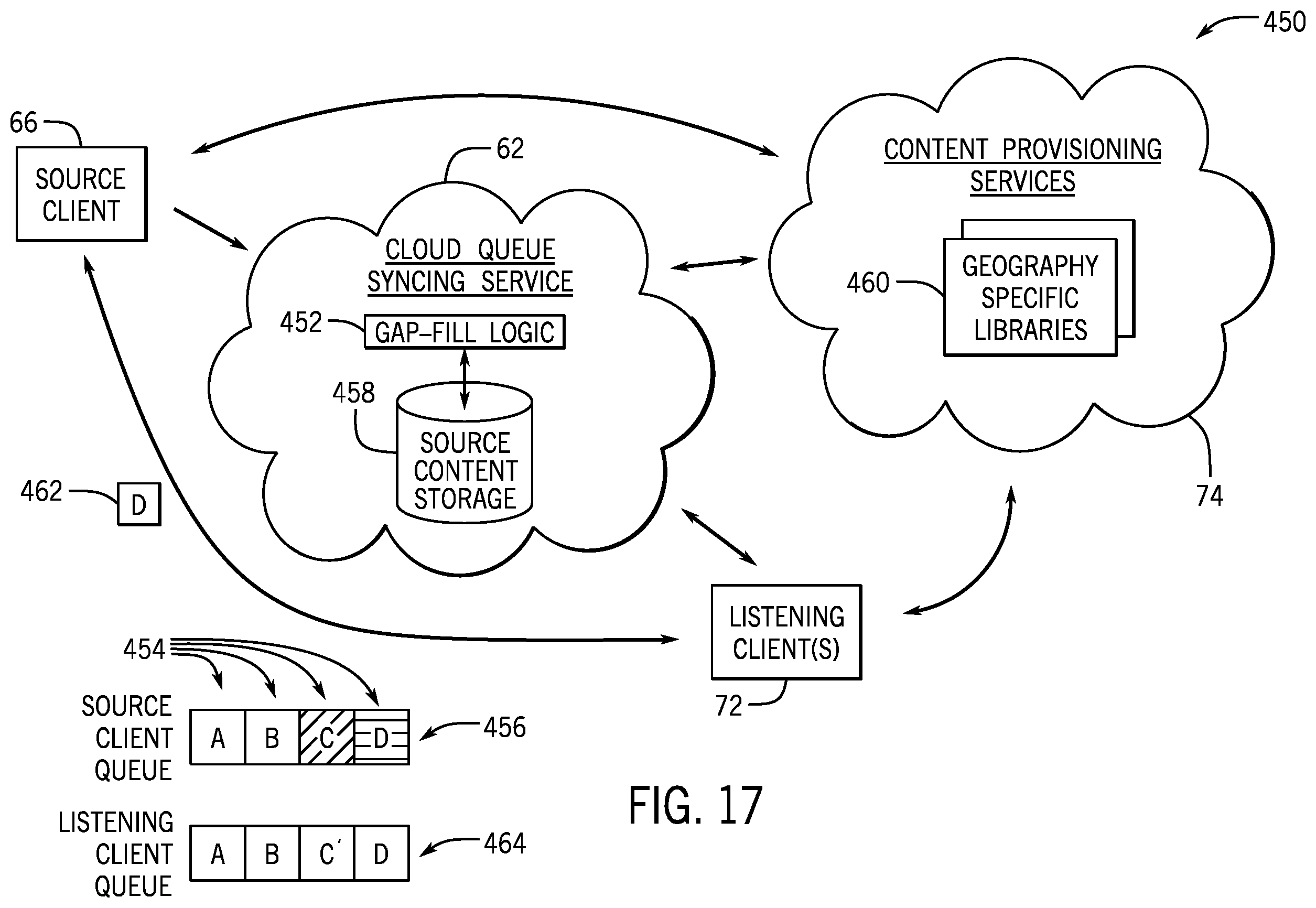 Patent US12386881 Figure 14 – Synchronized shared playlists