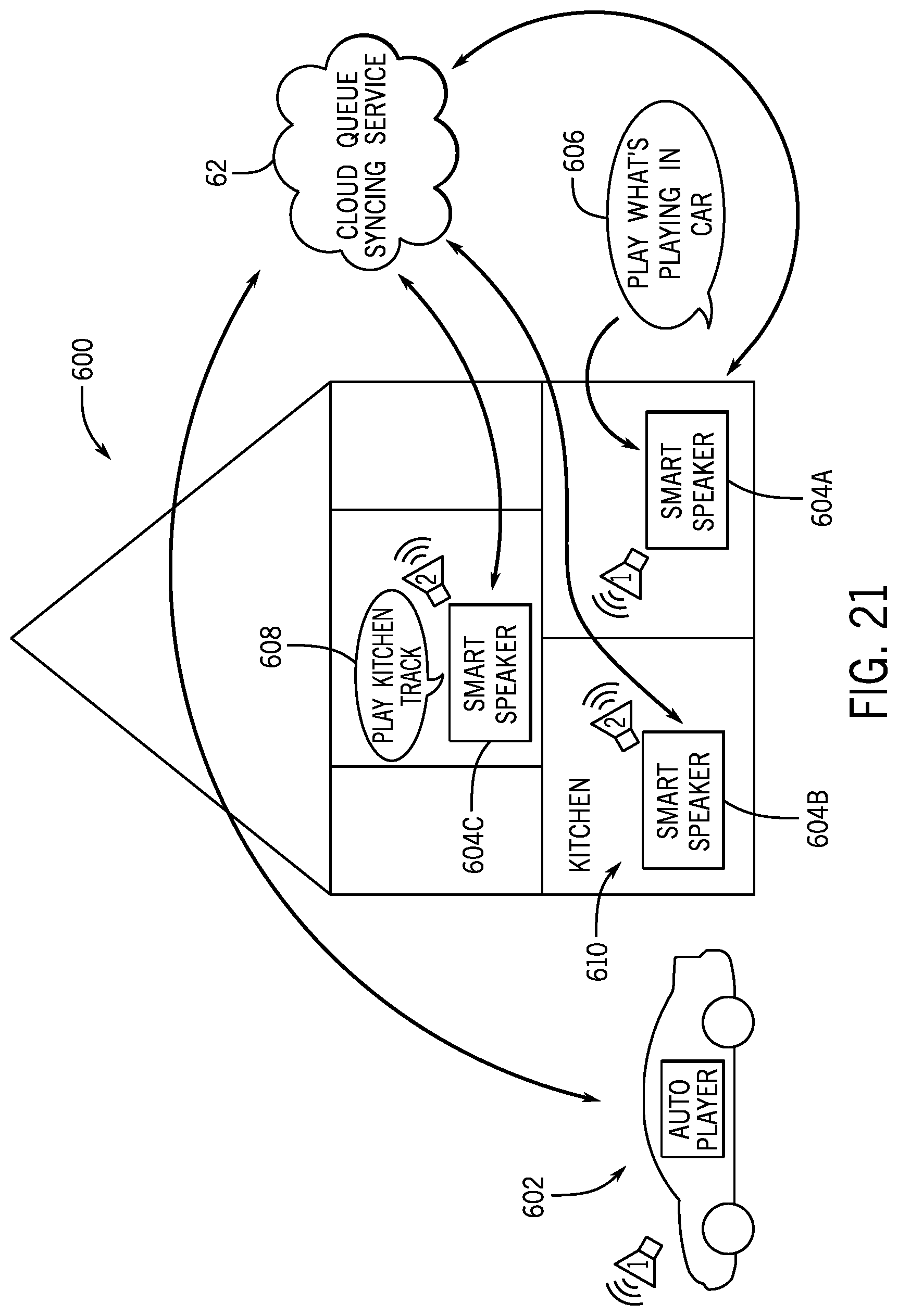 Patent US12386881 Figure 18 – Synchronized shared playlists