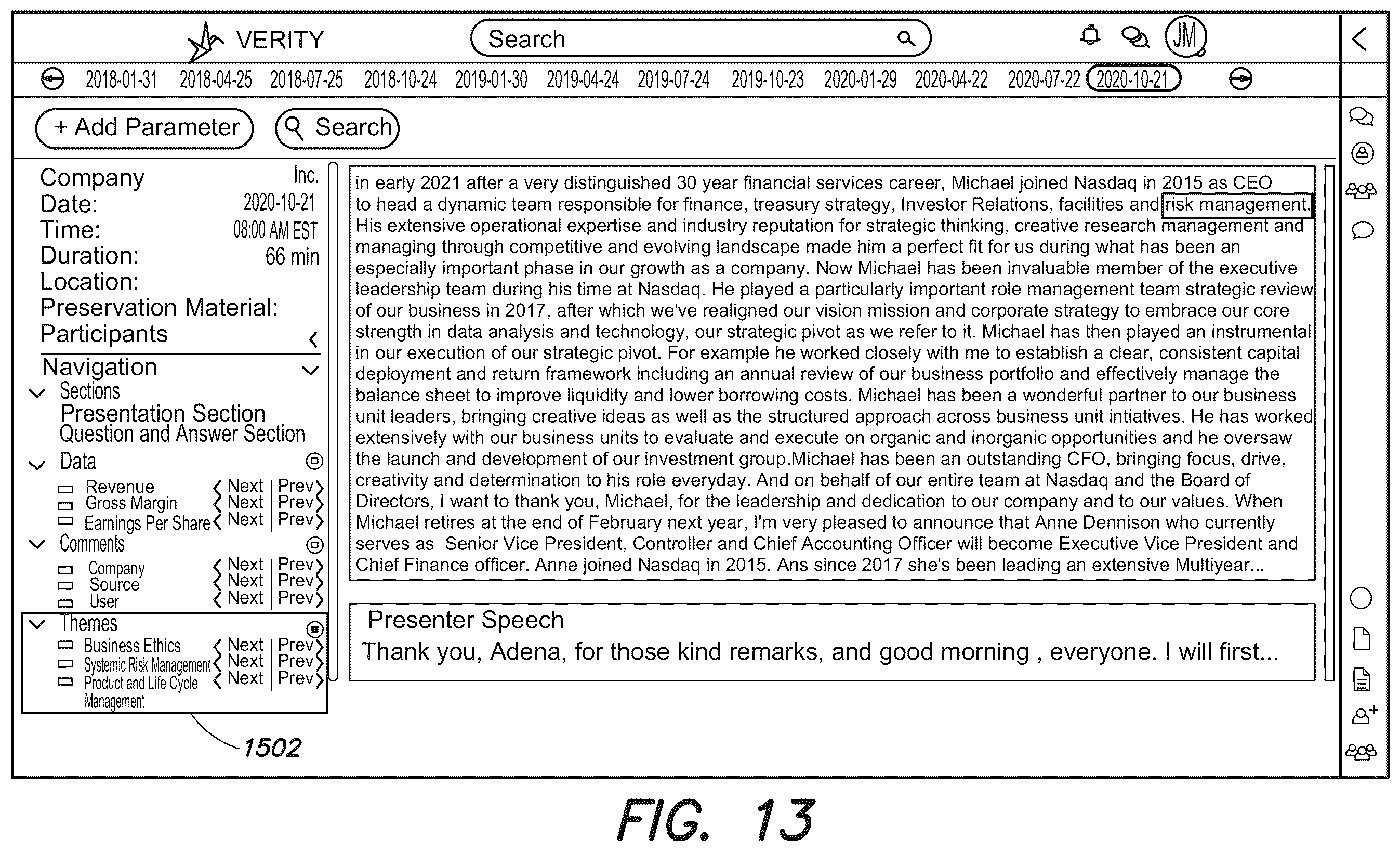 Patent US12386912 Figure 16 – Information platform systems and methods