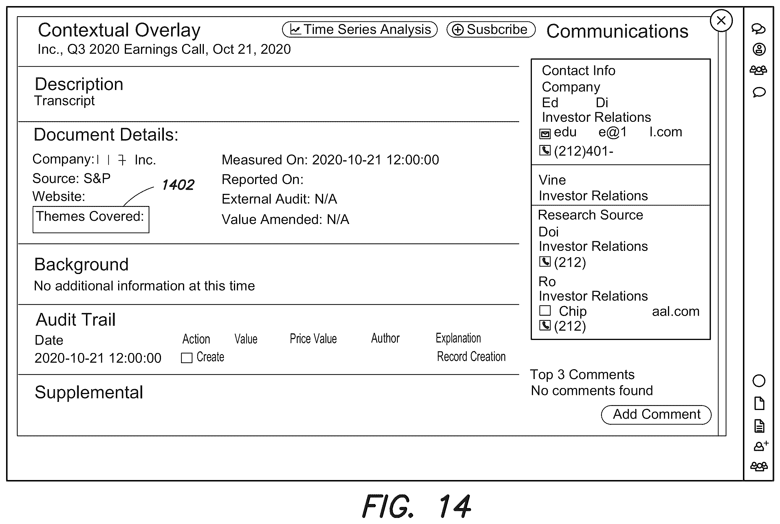 Patent US12386912 Figure 17 – Information platform systems and methods
