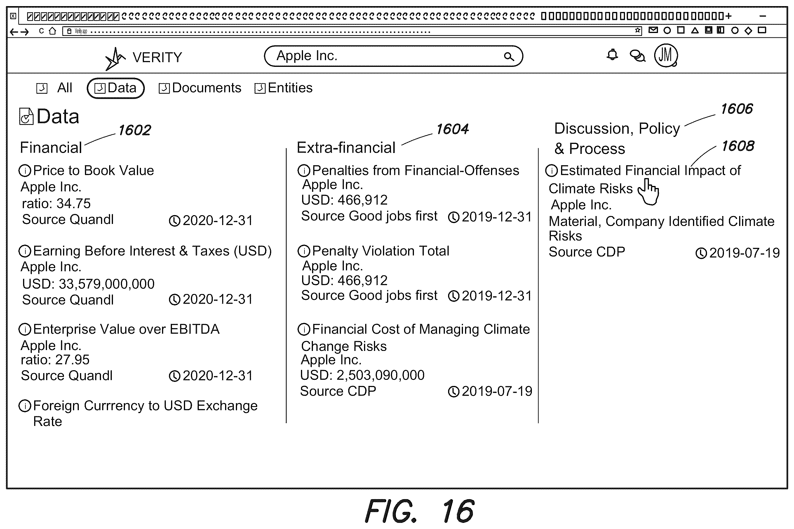 Patent US12386912 Figure 19 – Information platform systems and methods