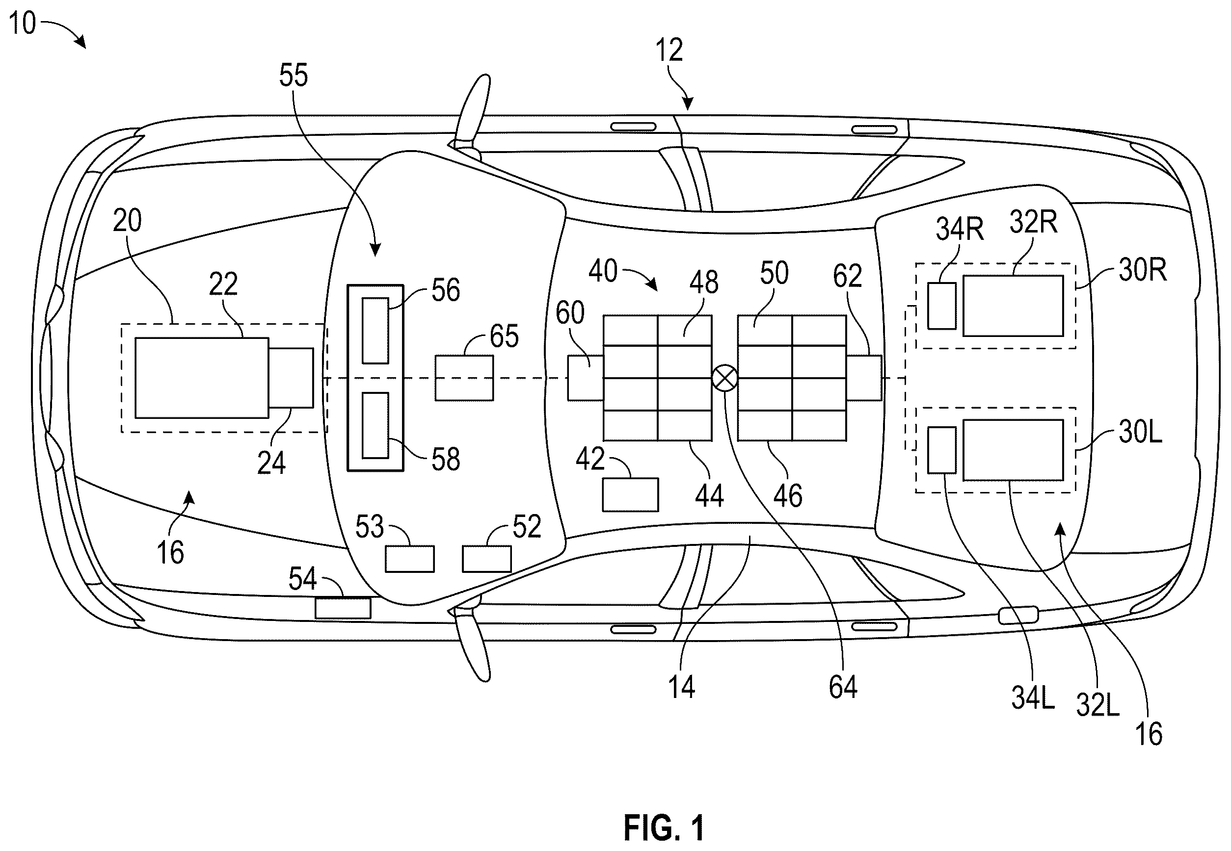 Patent US12395001 Figure 1 – Use of heating elements as a diagnostic and optimal setting tool for multiple output dynamically adjustable capacity system