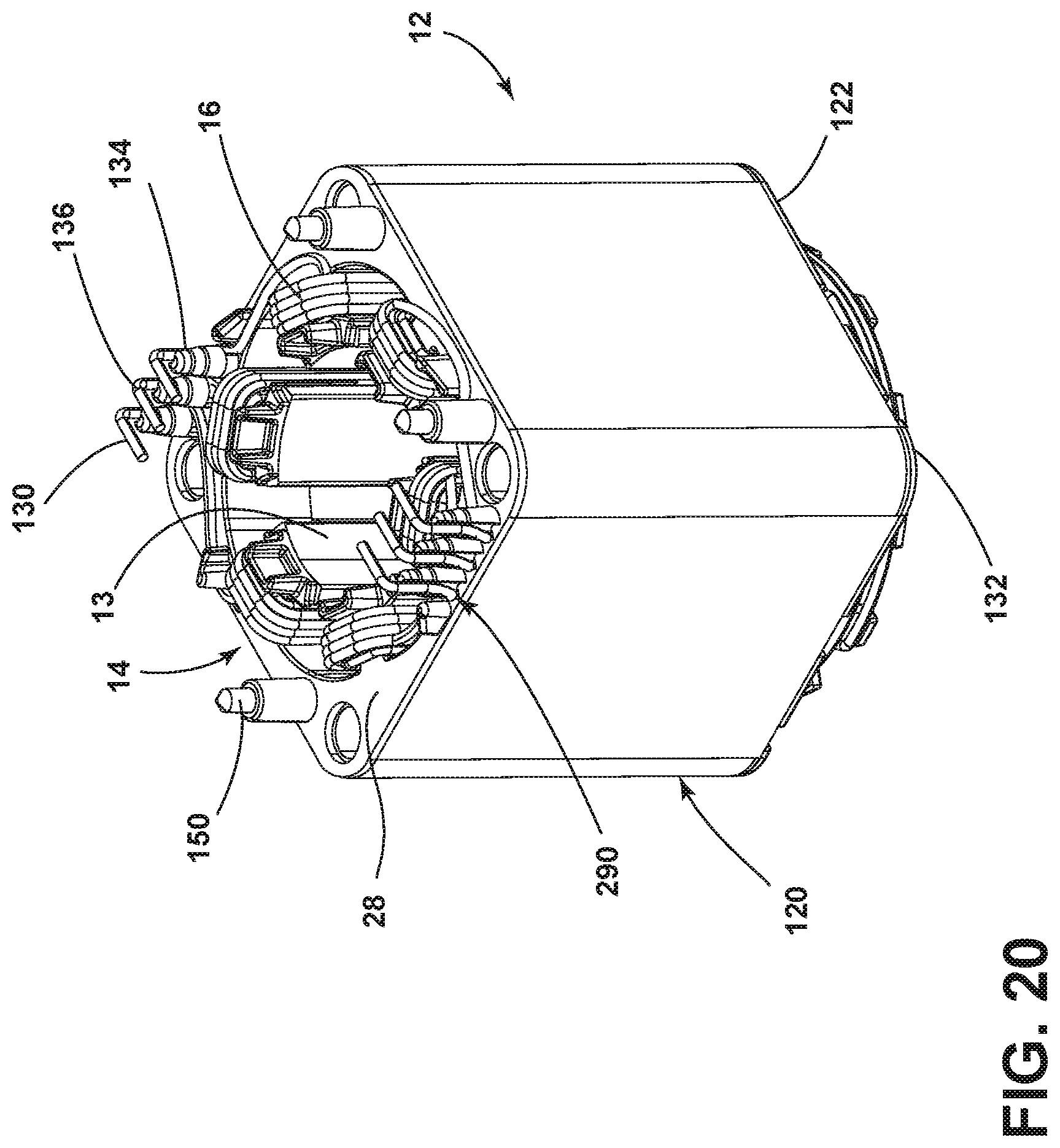 Patent US12395022 Figure 19 – Modular fluid pump for use in diverse applications
