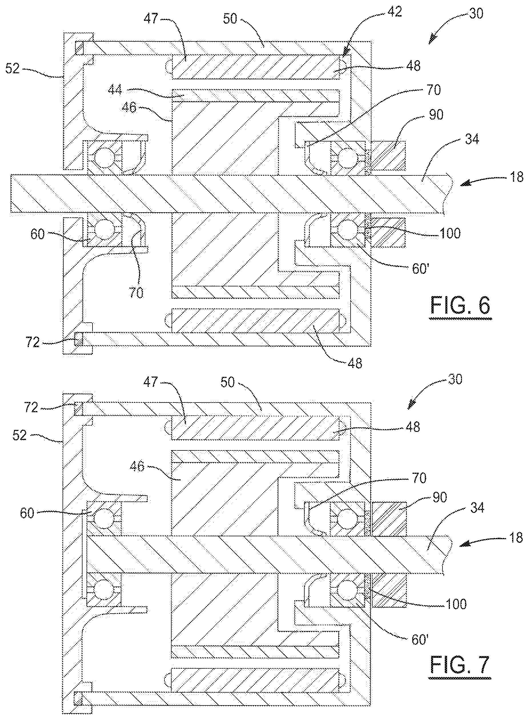 Patent US12395035 Figure 4 – Sealed motor