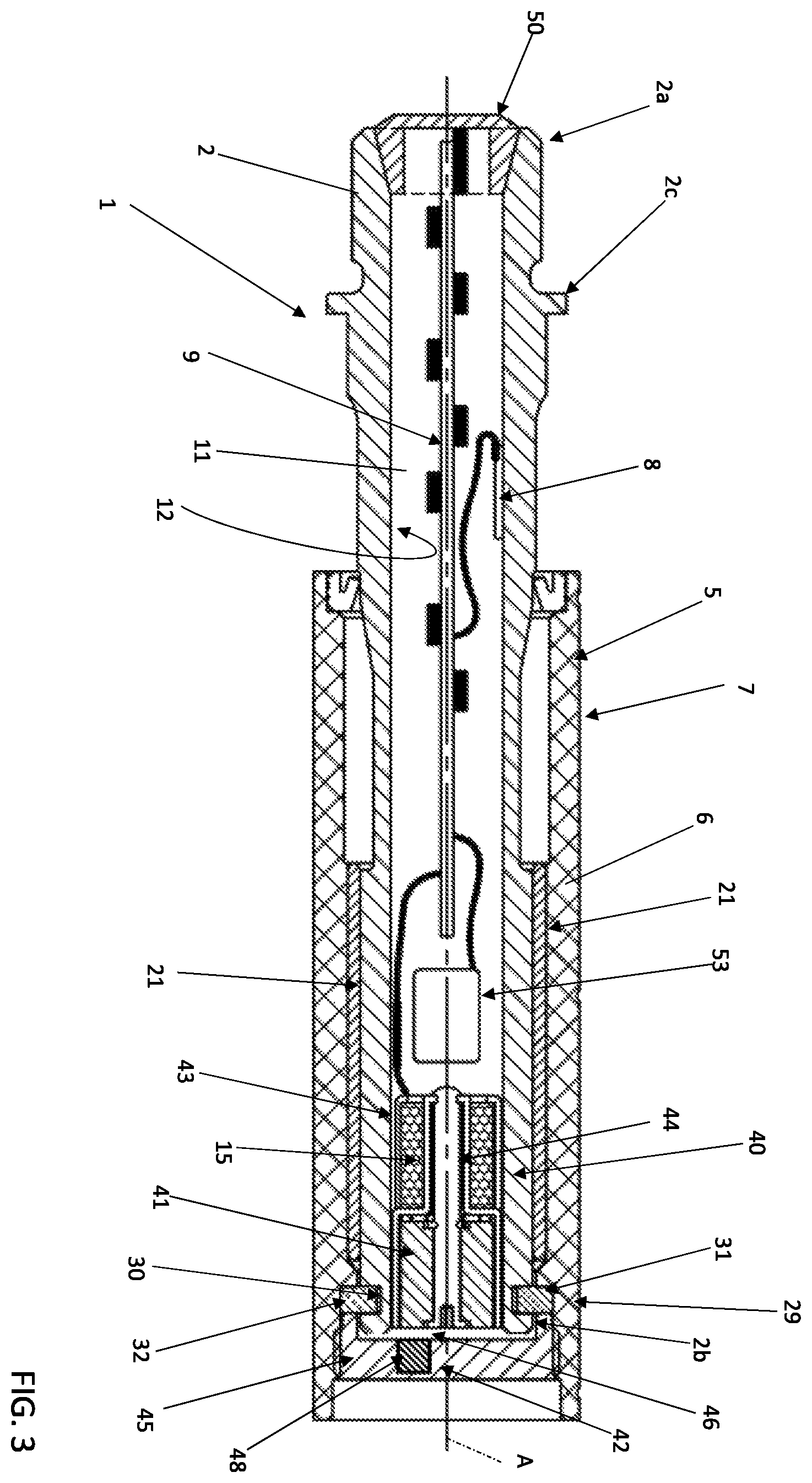 Patent US12395041 Figure 2 – Pedal for bicycles with integrated generator