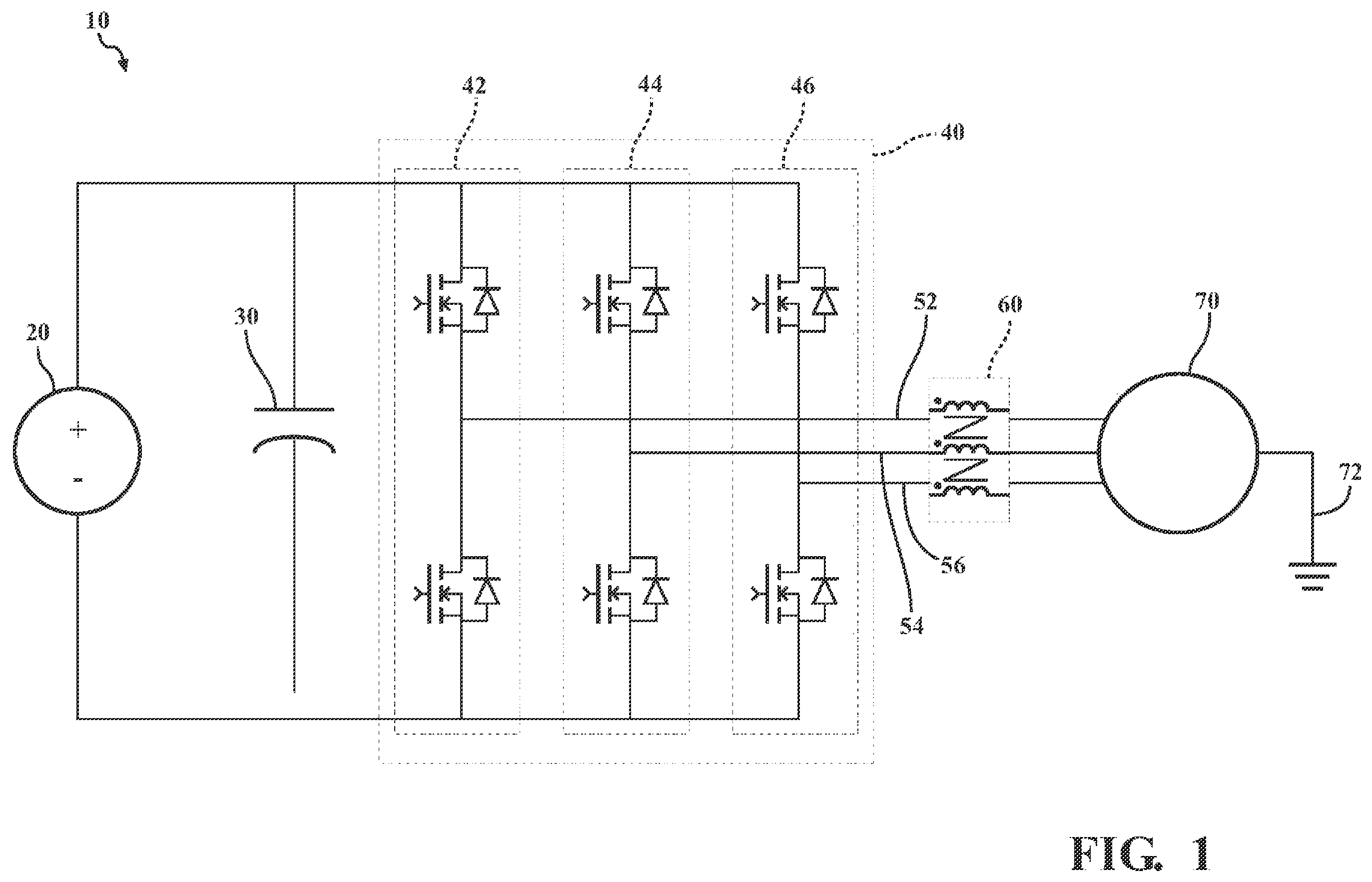 Patent US12395045 Figure 1 – Choke device for an electric machine system