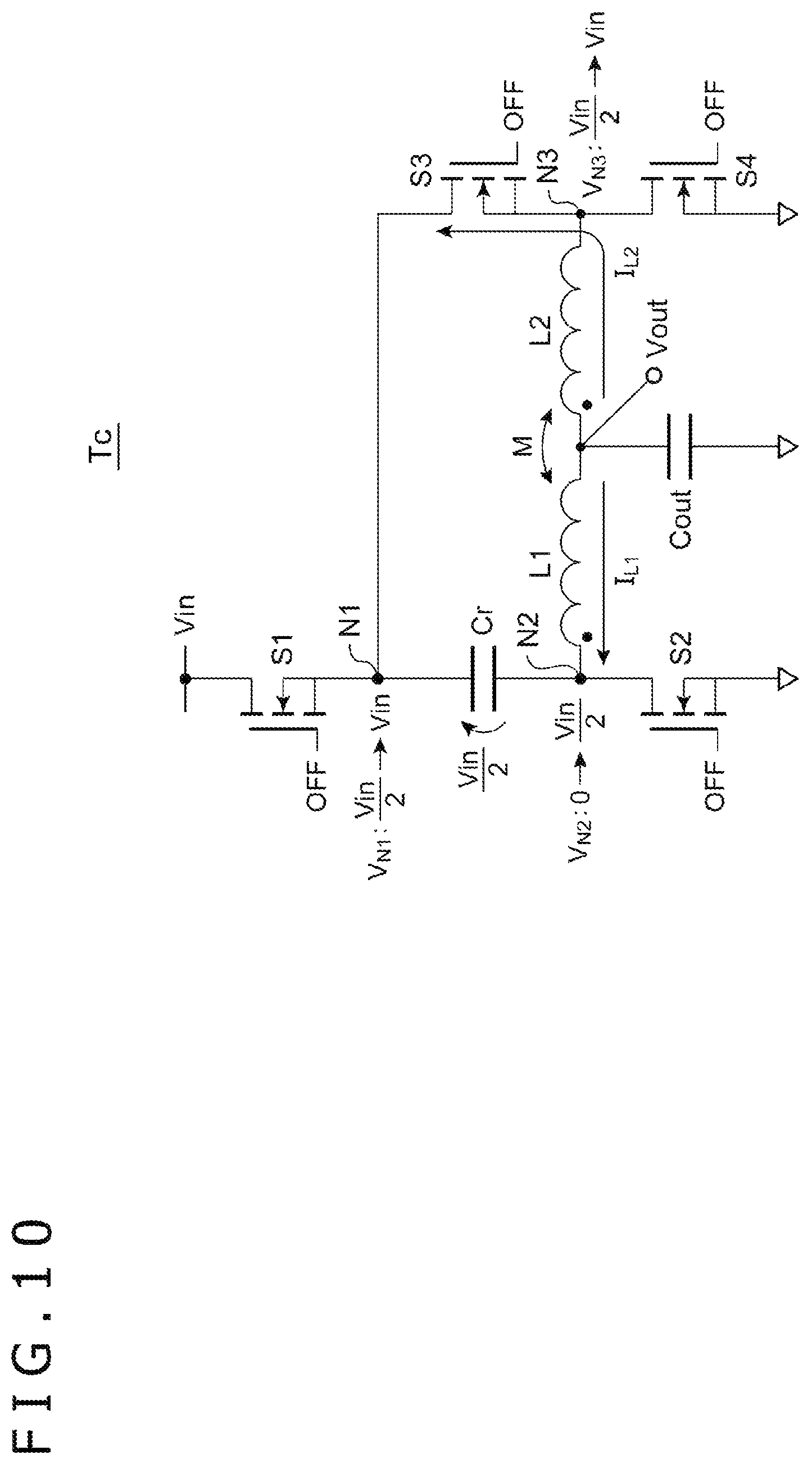 Patent US12395077 Figure 10 – Series capacitor step-down converter, controller circuit thereof, and control method