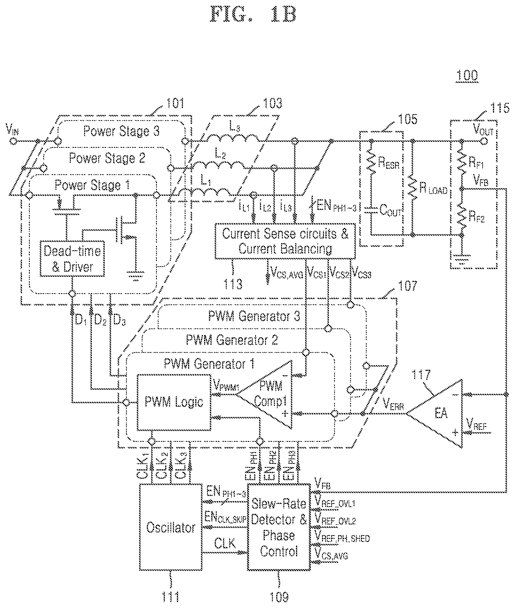 Patent US12395081 Figure 2 – System and method for adding phase to improve load transient performance of multi-phase converter
