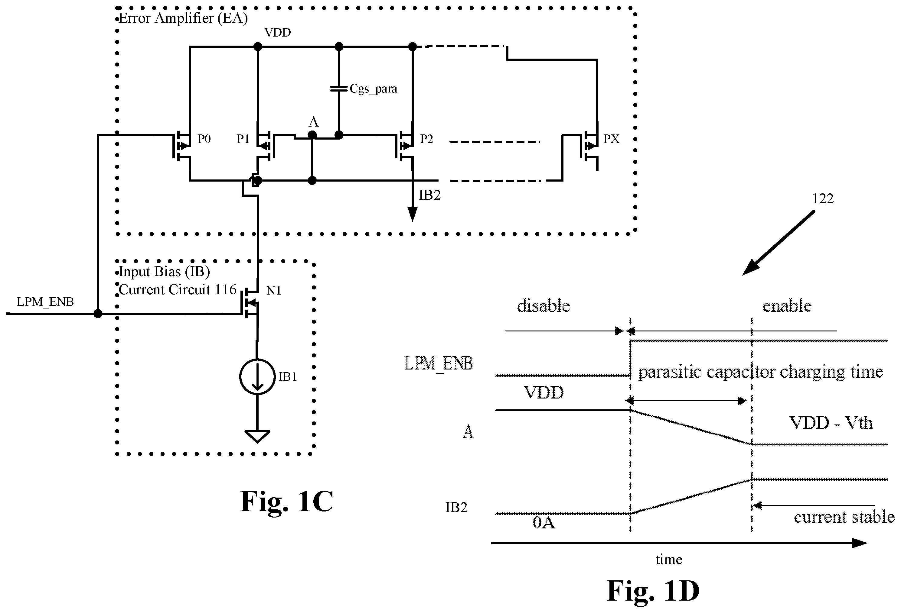 Patent US12395082 Figure 3 – Switching regulator with quick start circuit configured to charge and discharge a capacitor to control a power mode
