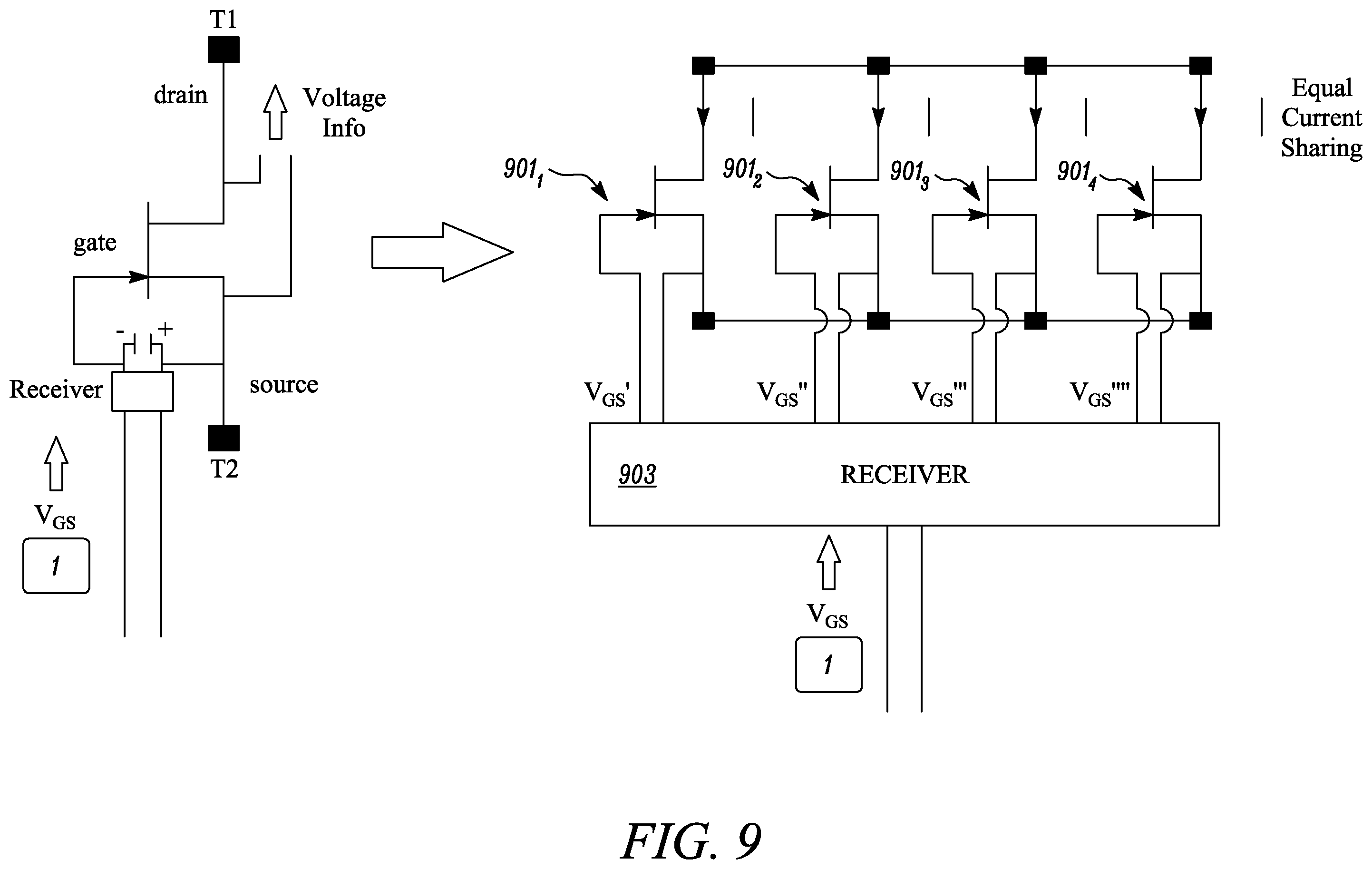Patent US12395091 Figure 9 – Electrical power system