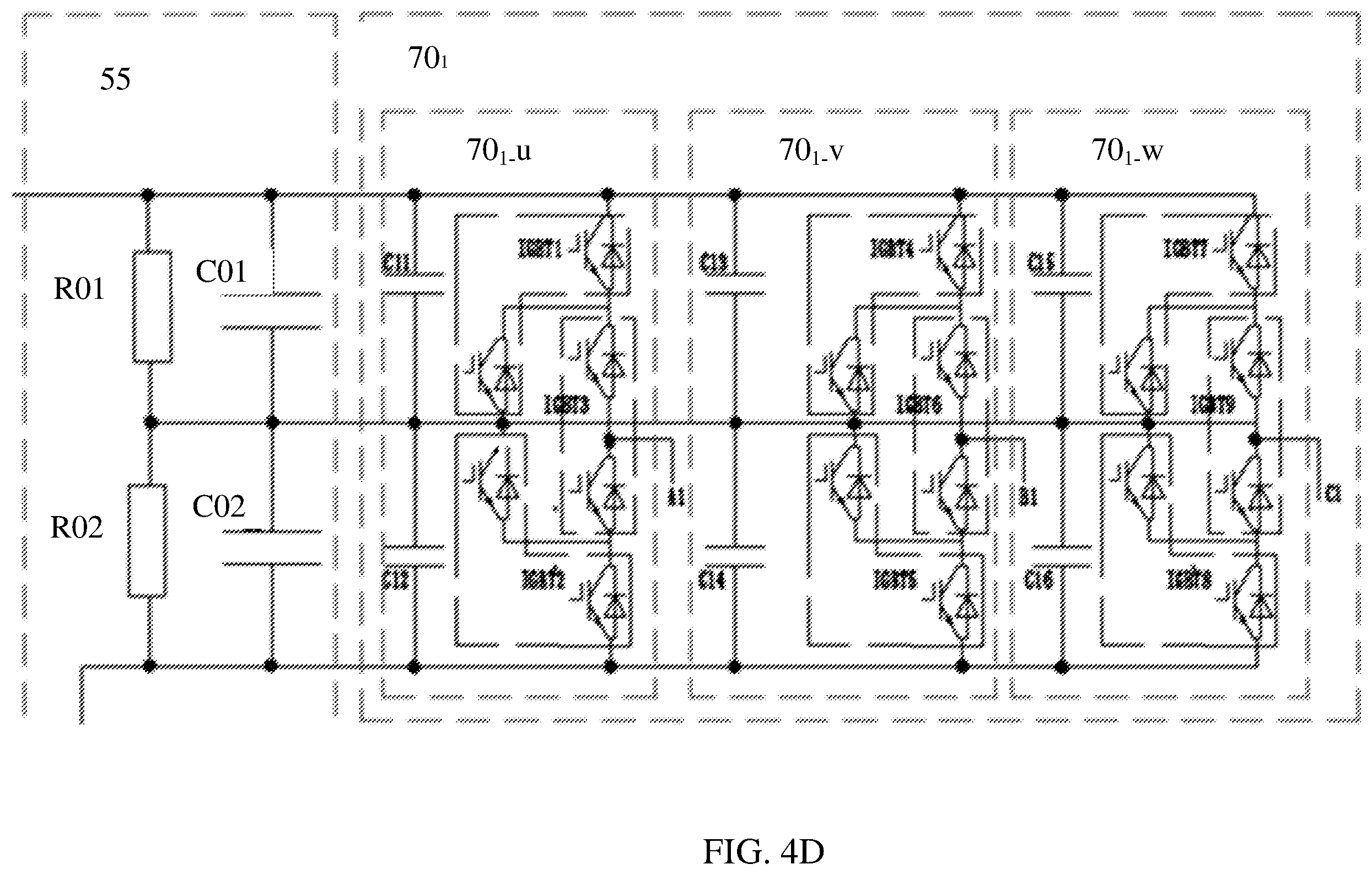 Patent US12395110 Figure 7 – Multi-winding-motor driving system, variable-frequency electric driving system, pumping system, fracturing device and wellsite equipment
