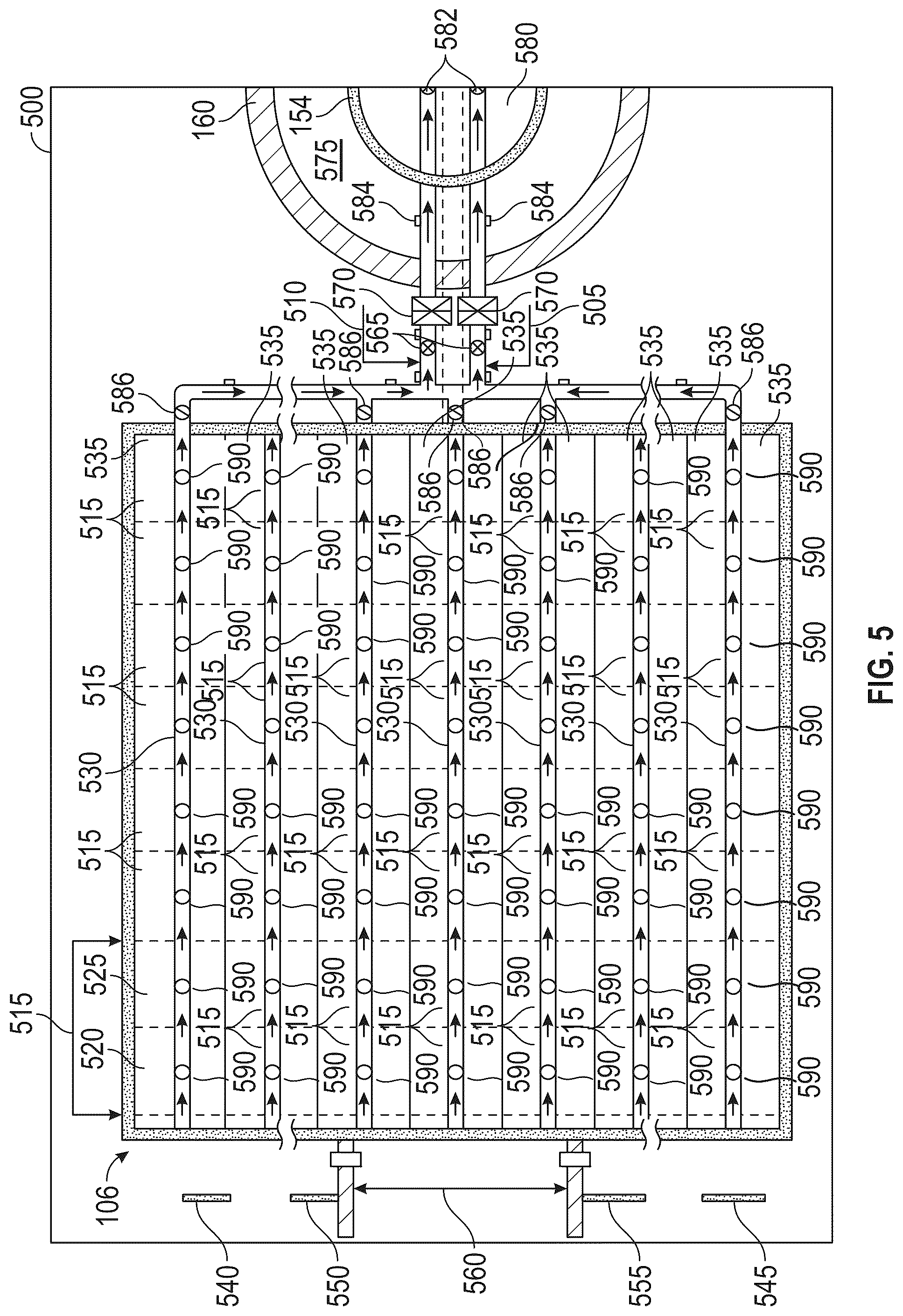 Patent US12395113 Figure 5 – Hydro-electrolysis thermal electricity generation system and method