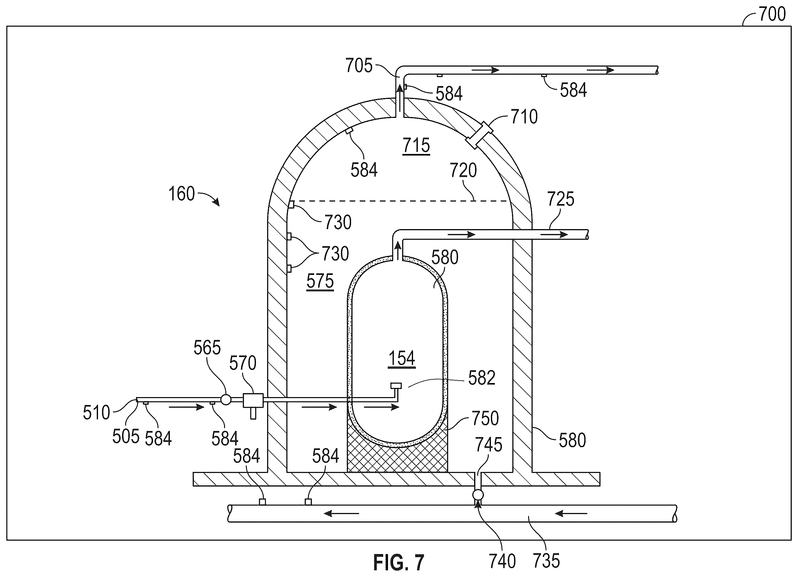 Patent US12395113 Figure 7 – Hydro-electrolysis thermal electricity generation system and method