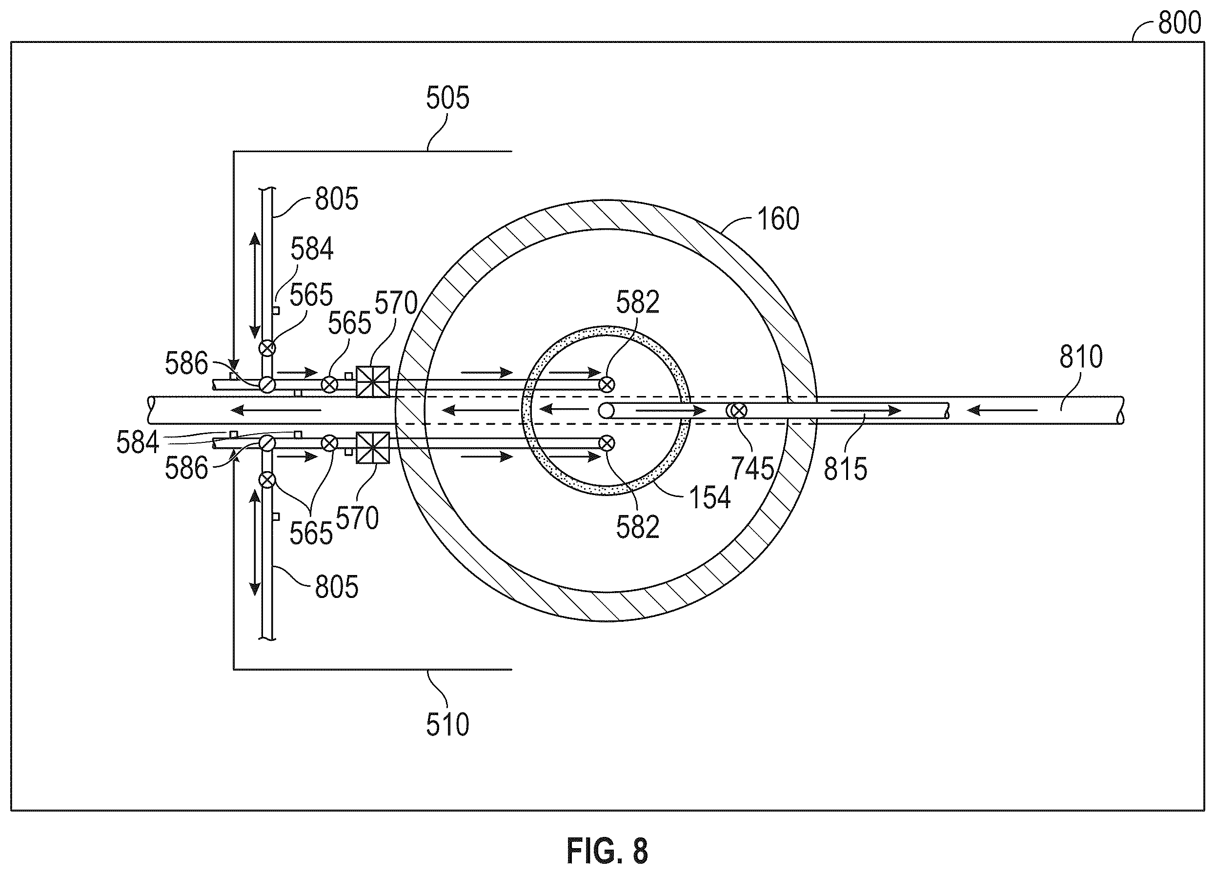 Patent US12395113 Figure 8 – Hydro-electrolysis thermal electricity generation system and method