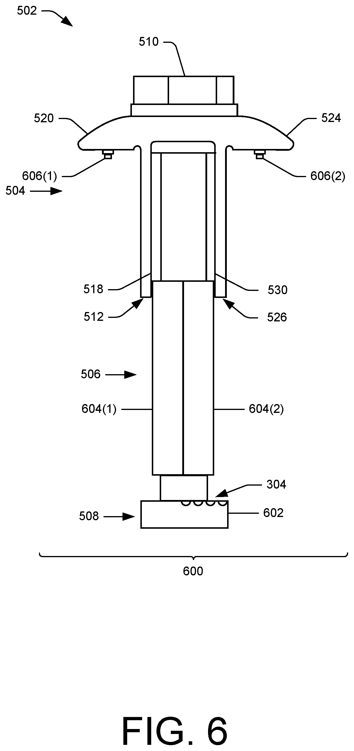 Patent US12395119 Figure 6 – Clamp apparatuses and components thereof for mounting solar panel modules