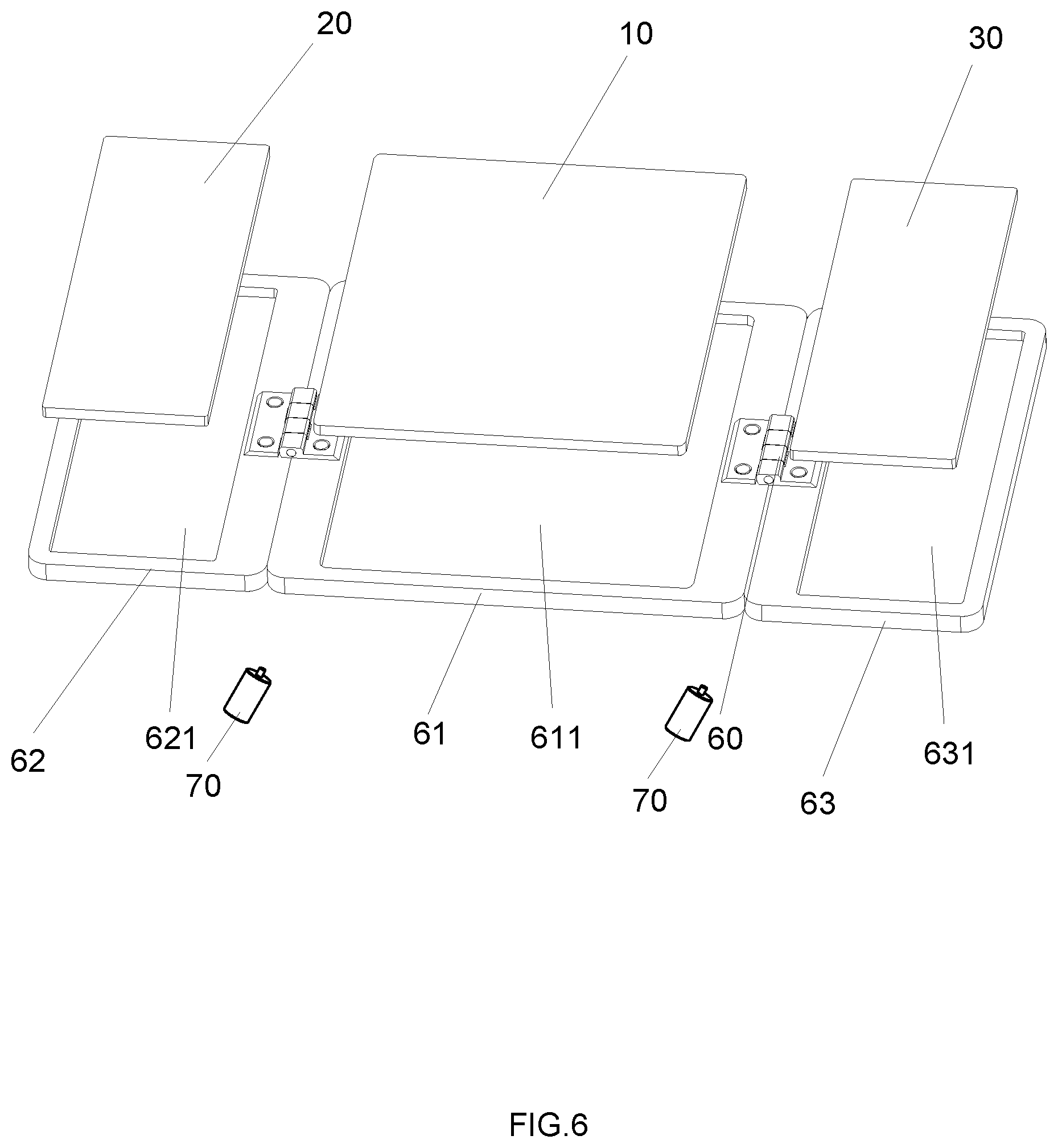 Patent US12395120 Figure 4 – Foldable solar assembly