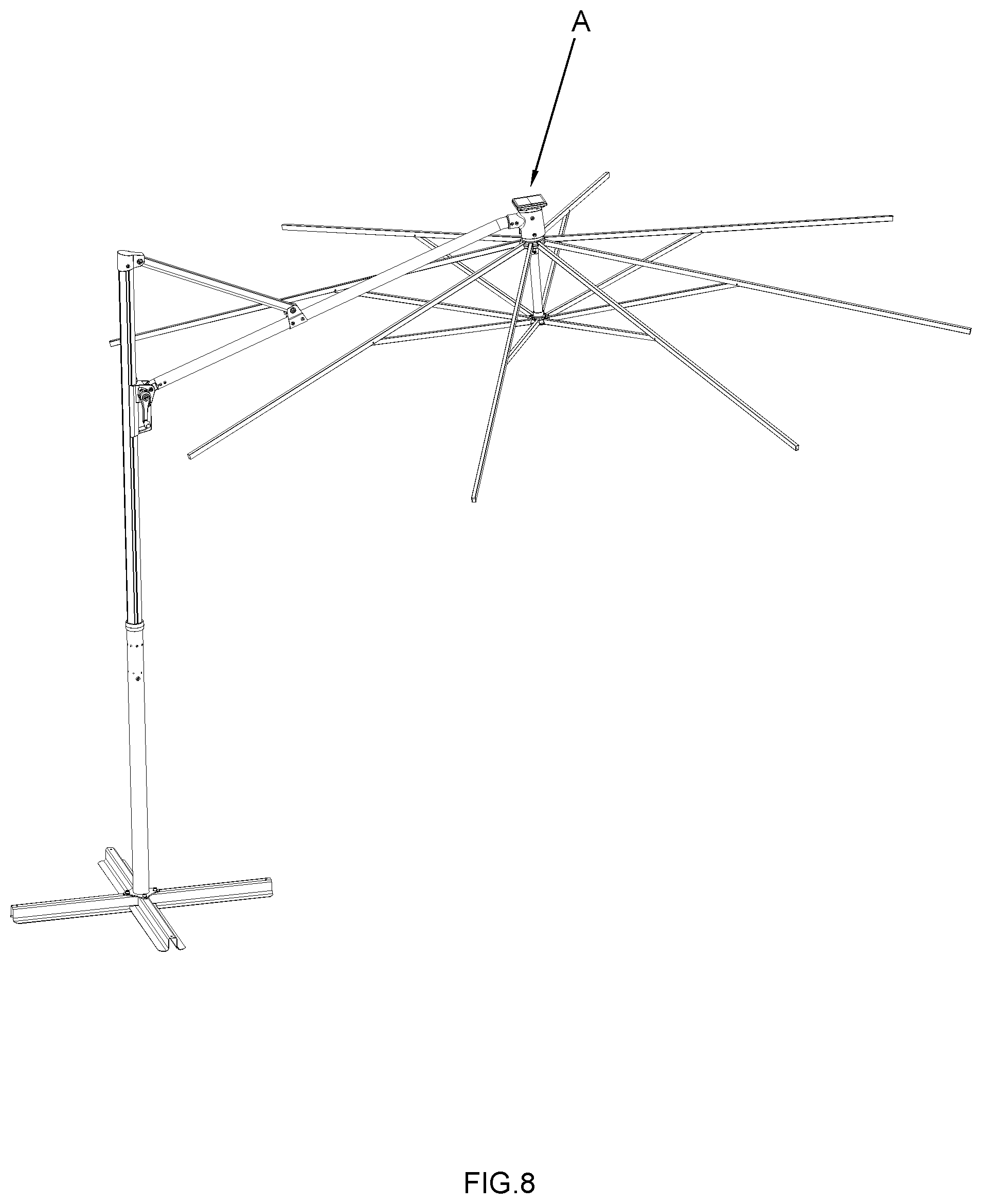Patent US12395120 Figure 6 – Foldable solar assembly