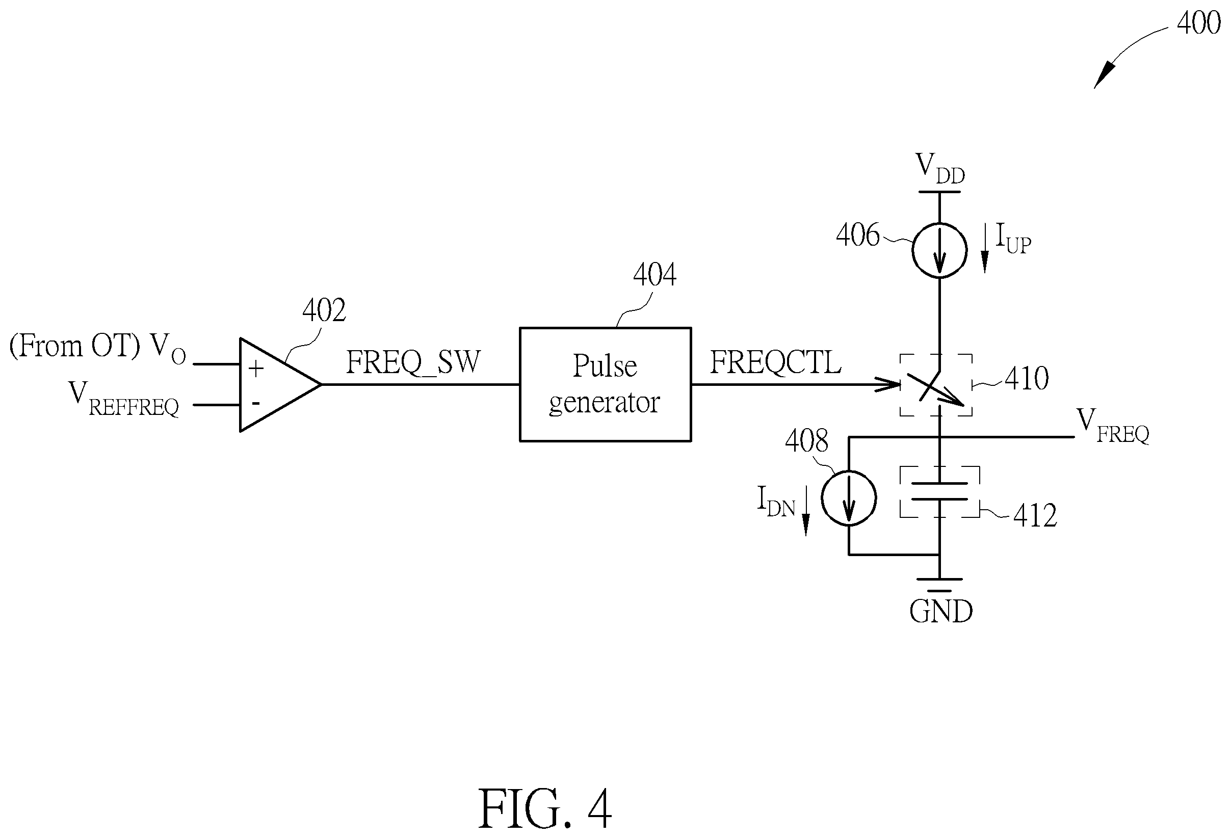Patent US12395127 Figure 4 – Audio amplifier with feedback control