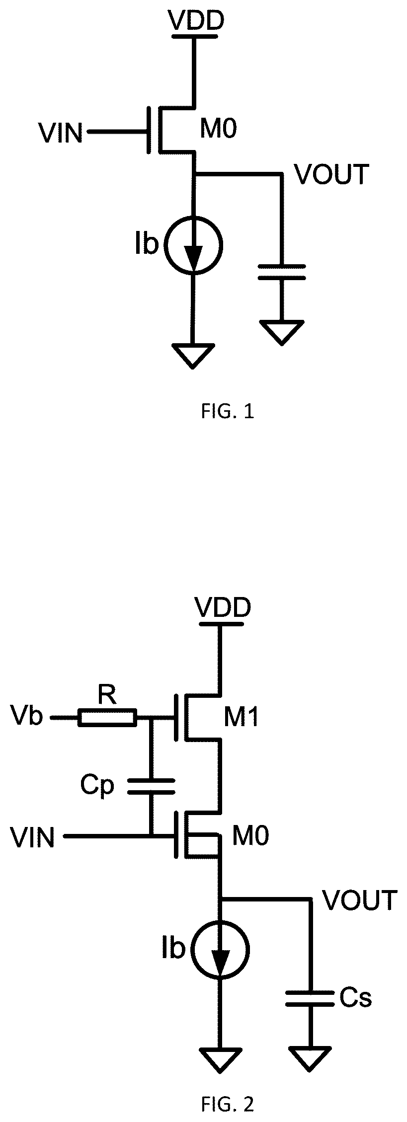 Patent US12395129 Figure 1 – Differential-follower control circuit