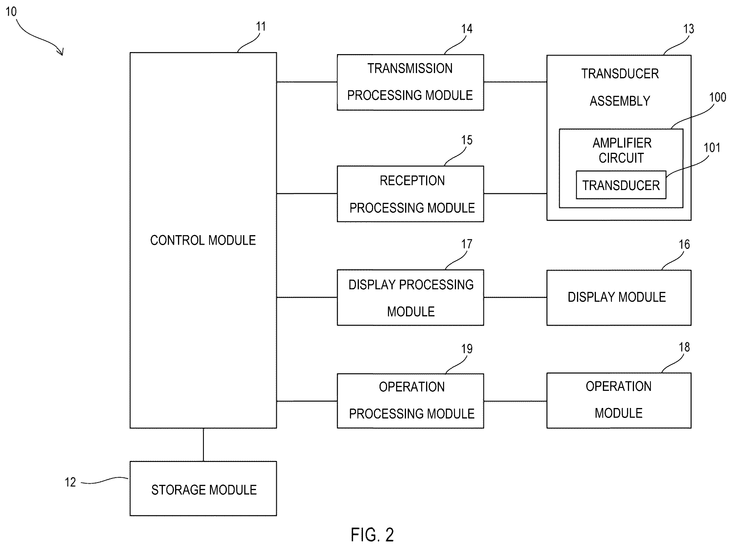 Patent US12395131 Figure 2 – Amplifier circuit and sonar