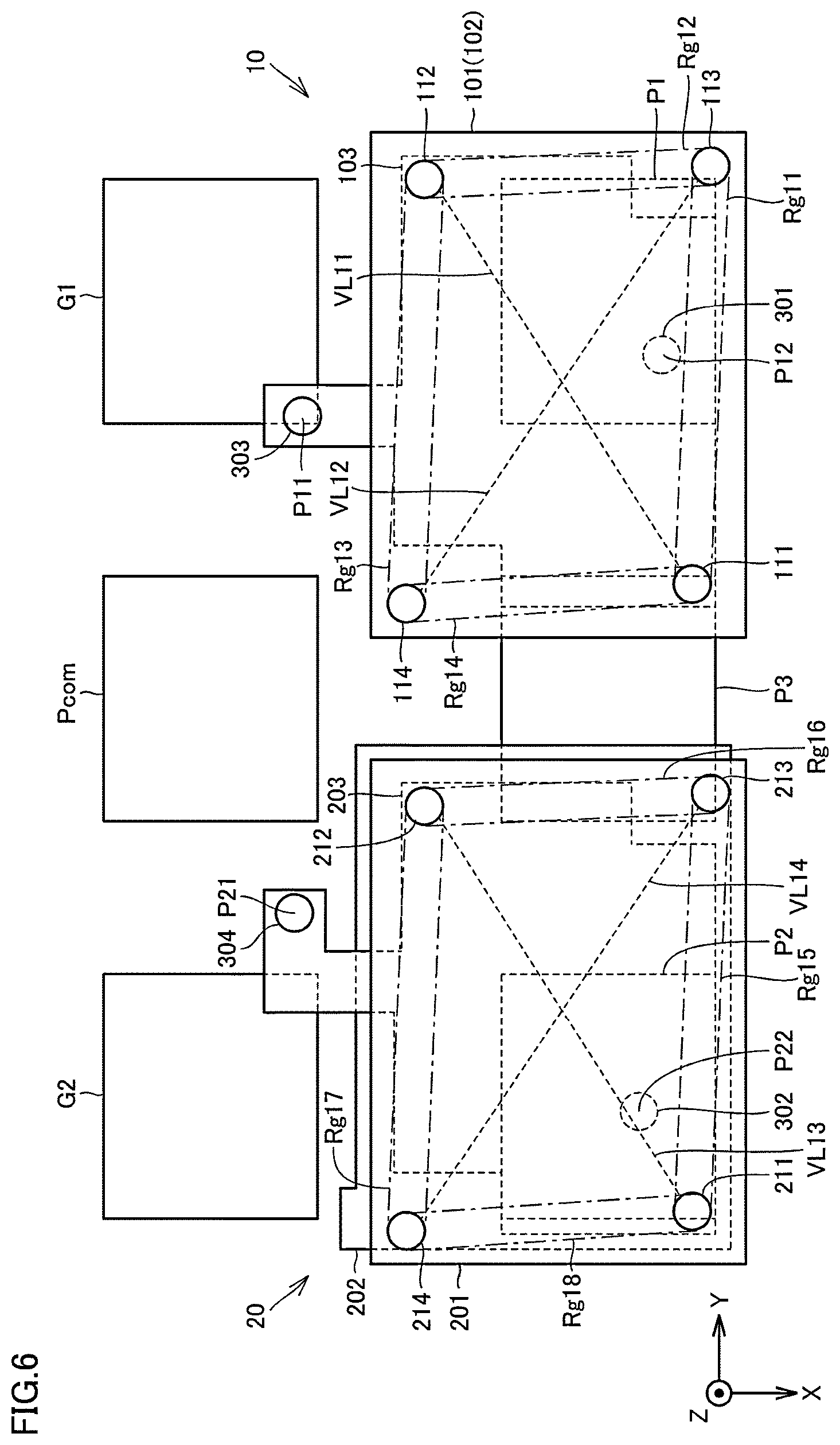 Patent US12395142 Figure 6 – Resonant device, filter, and module