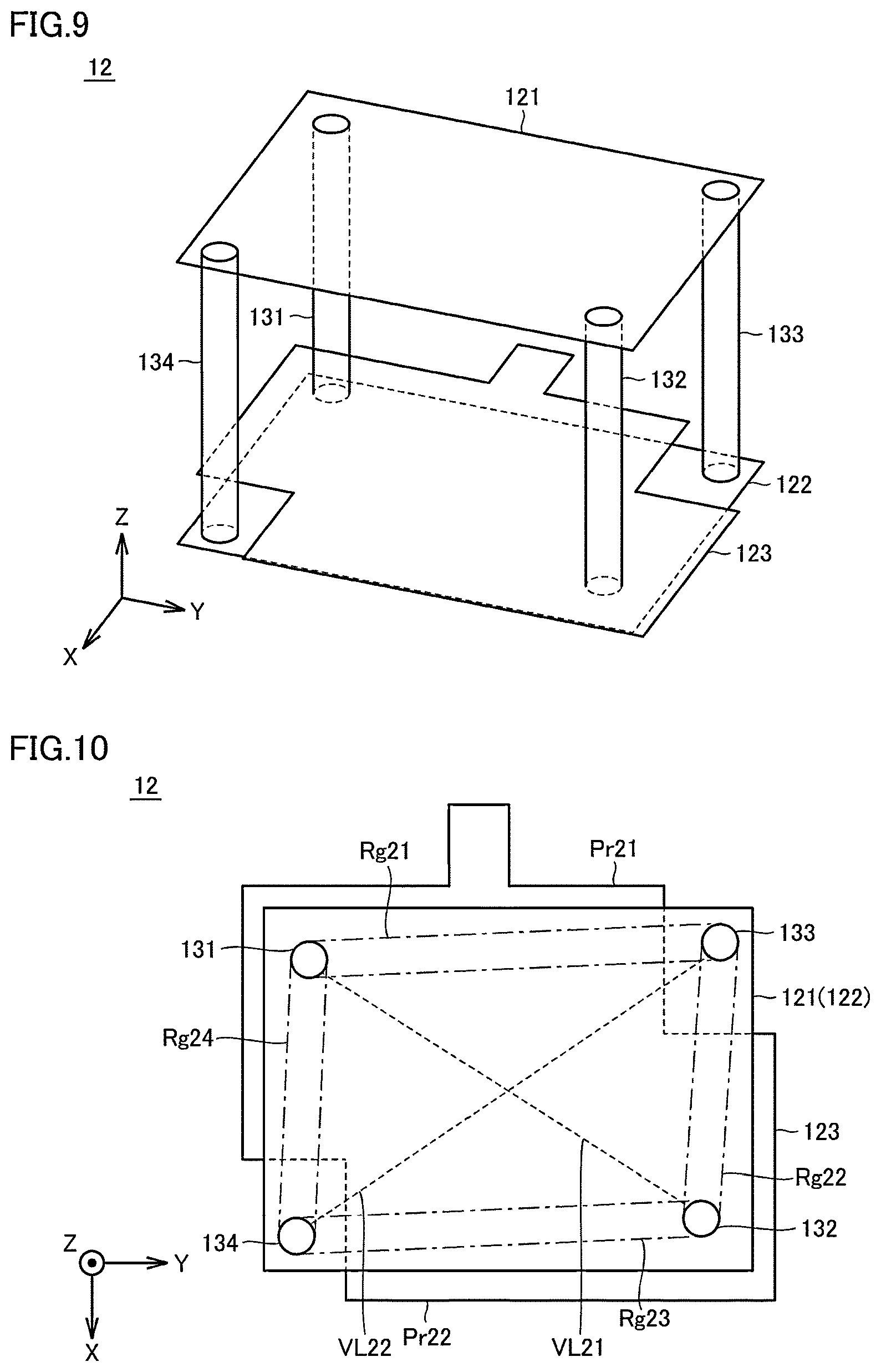 Patent US12395142 Figure 9 – Resonant device, filter, and module