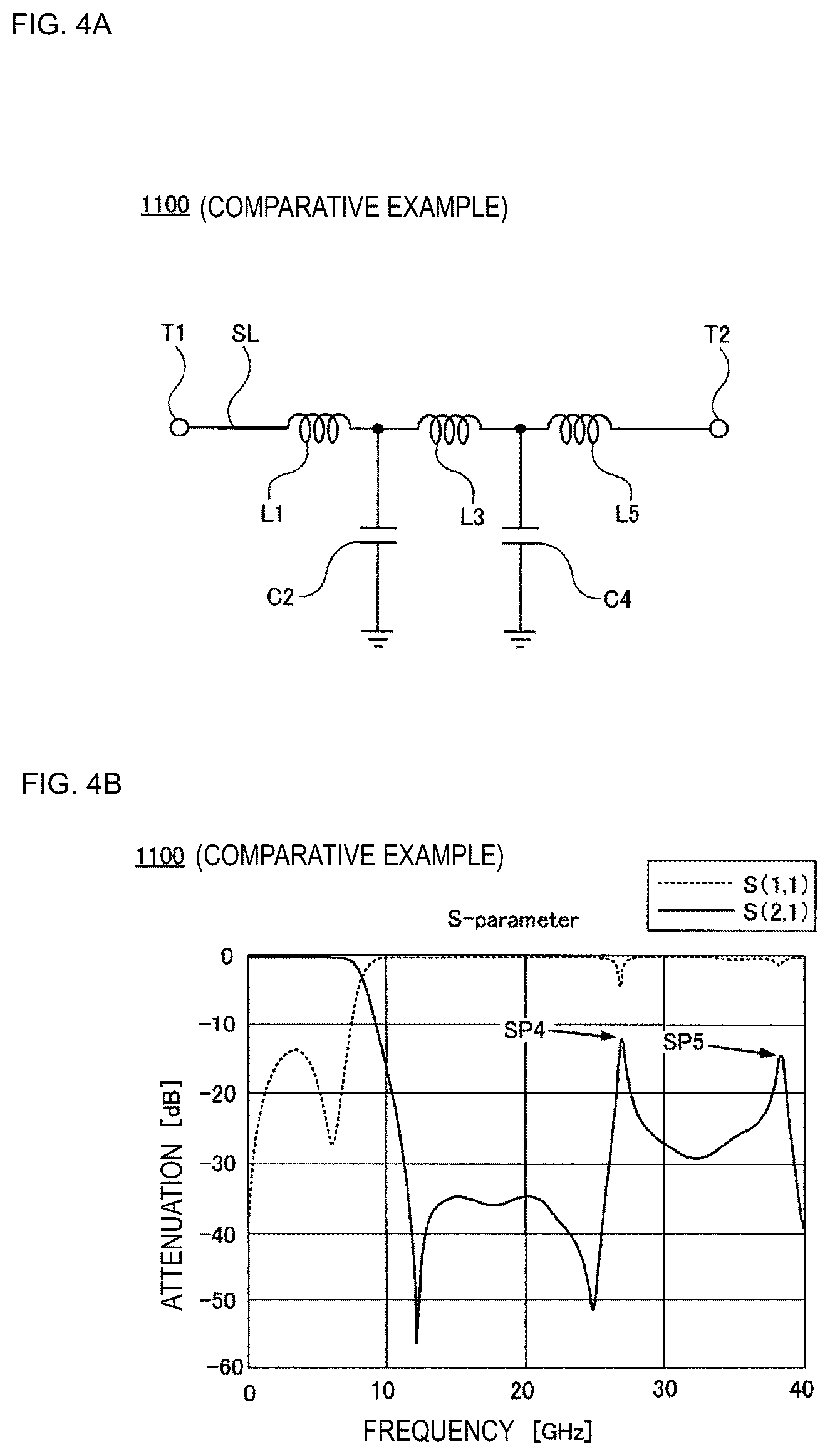 Patent US12395143 Figure 4 – Low pass filter, multilayer-type low pass filter, and method of adjusting filter characteristic
