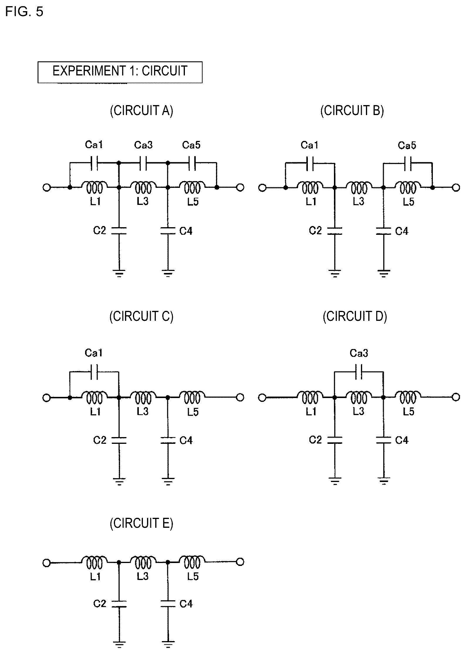Patent US12395143 Figure 5 – Low pass filter, multilayer-type low pass filter, and method of adjusting filter characteristic