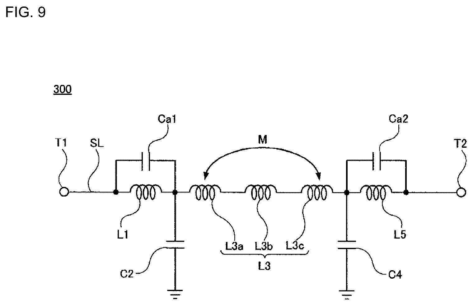 Patent US12395143 Figure 9 – Low pass filter, multilayer-type low pass filter, and method of adjusting filter characteristic