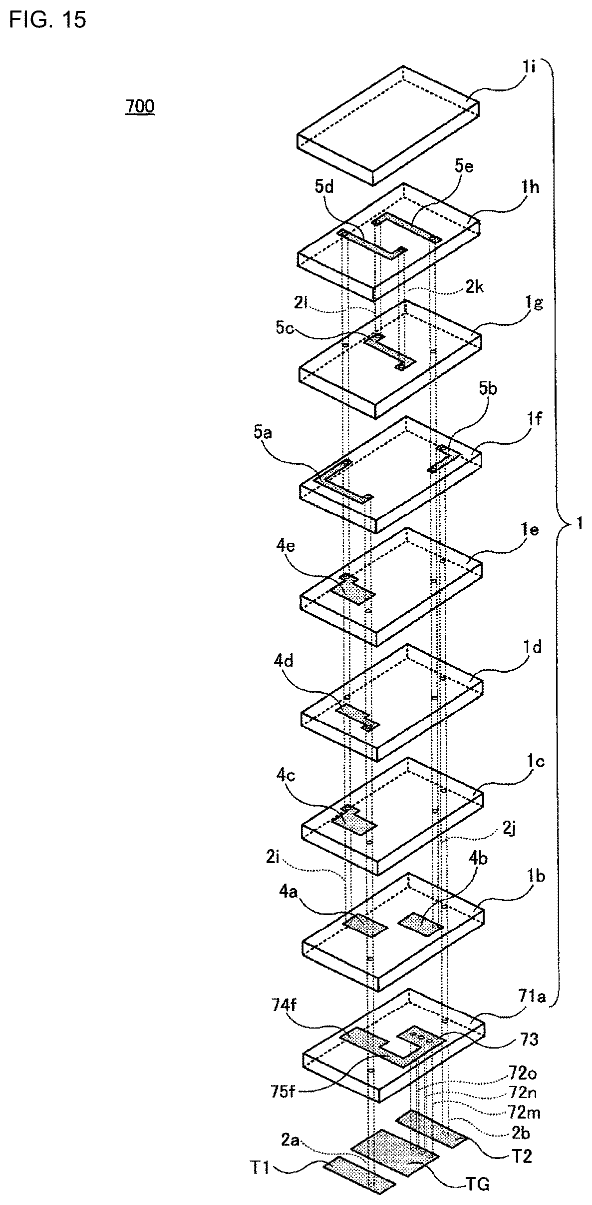 Patent US12395143 Figure 13 – Low pass filter, multilayer-type low pass filter, and method of adjusting filter characteristic