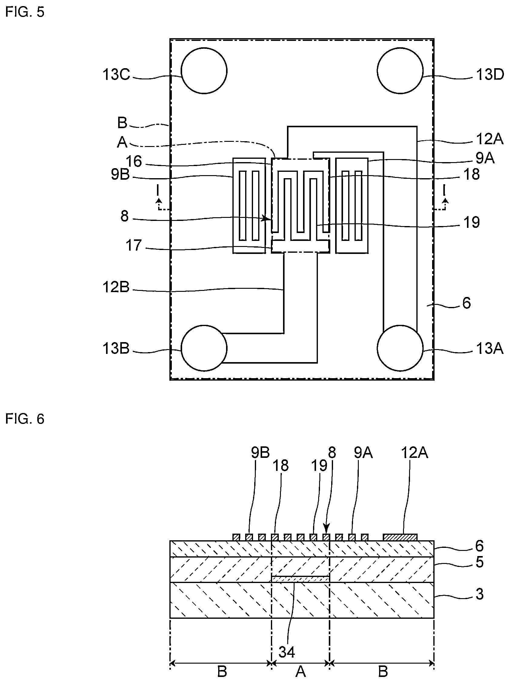 Patent US12395151 Figure 3 – Acoustic wave device