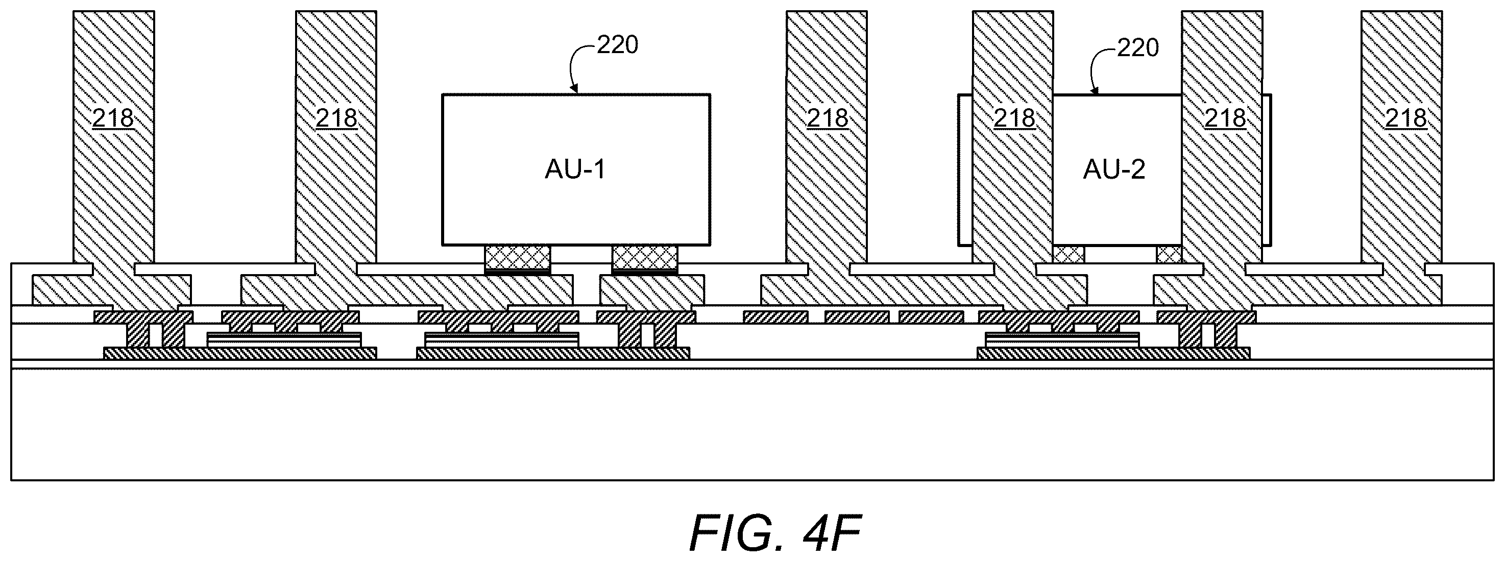 Patent US12395152 Figure 8 – Compact hybrid acoustic wave filter structure