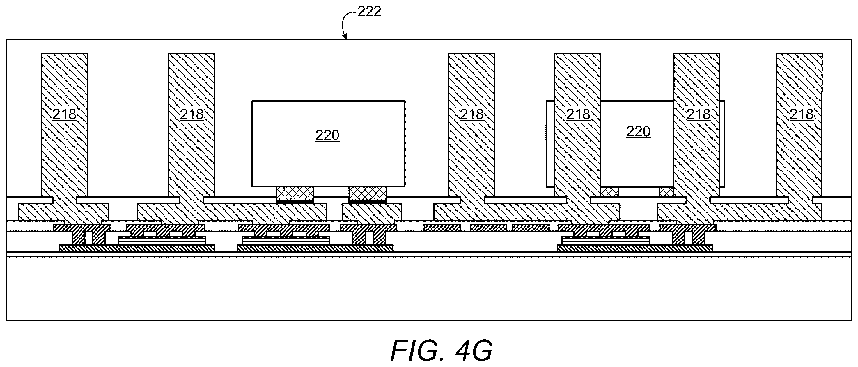Patent US12395152 Figure 9 – Compact hybrid acoustic wave filter structure