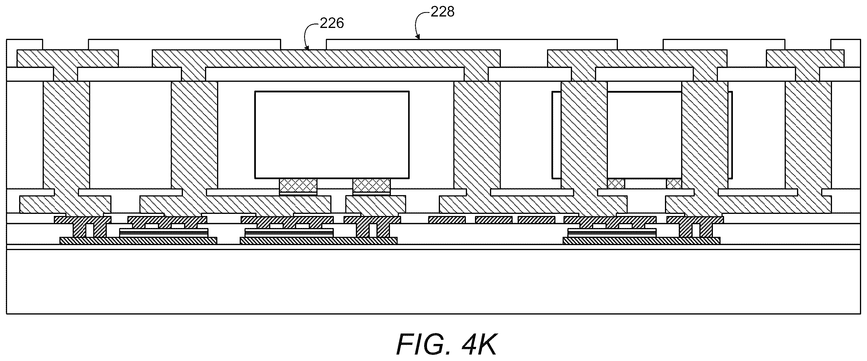 Patent US12395152 Figure 13 – Compact hybrid acoustic wave filter structure