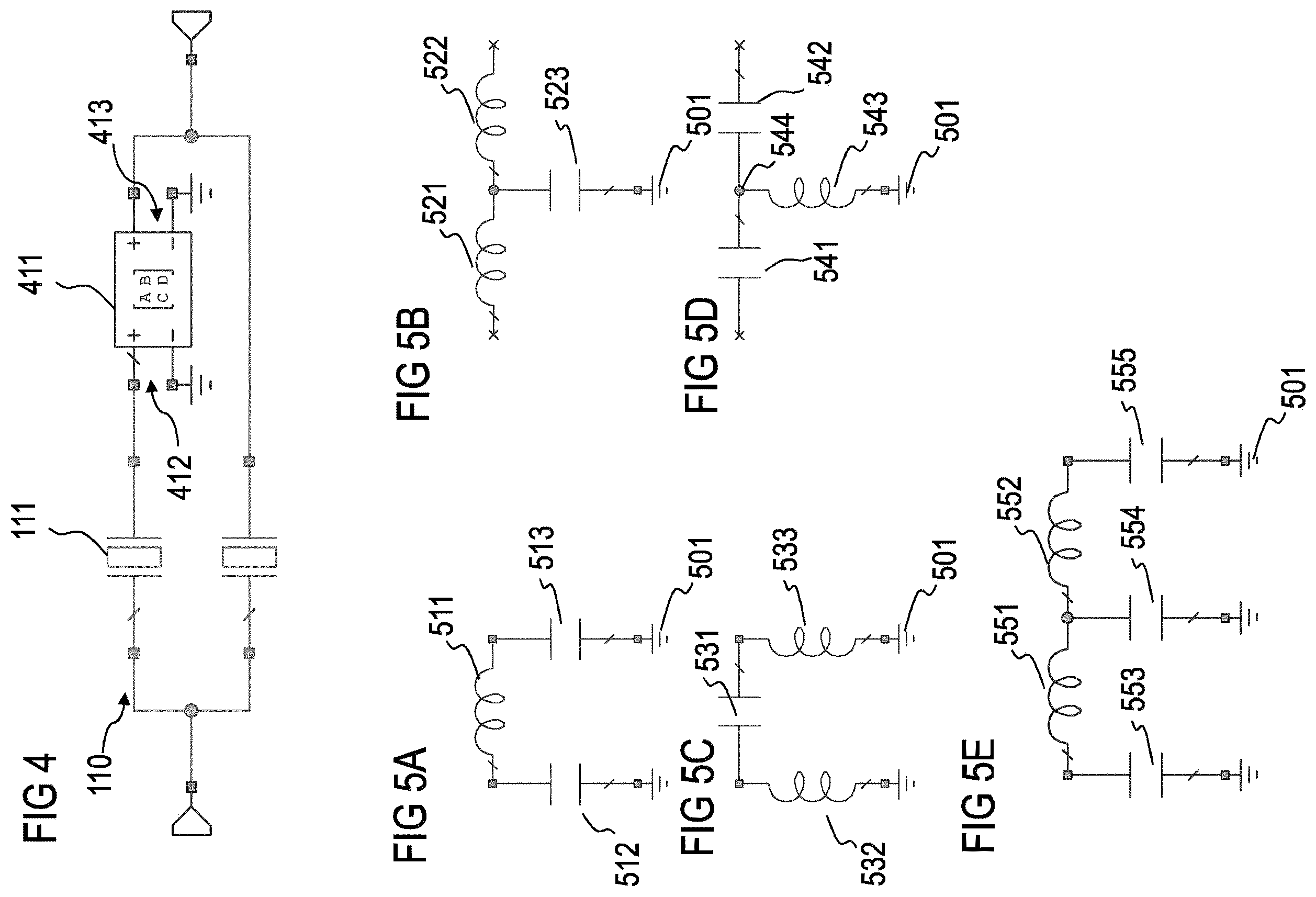 Patent US12395153 Figure 2 – Split-type, half-lattice micro-acoustic filter using a phase shifter and having broad bandwidth