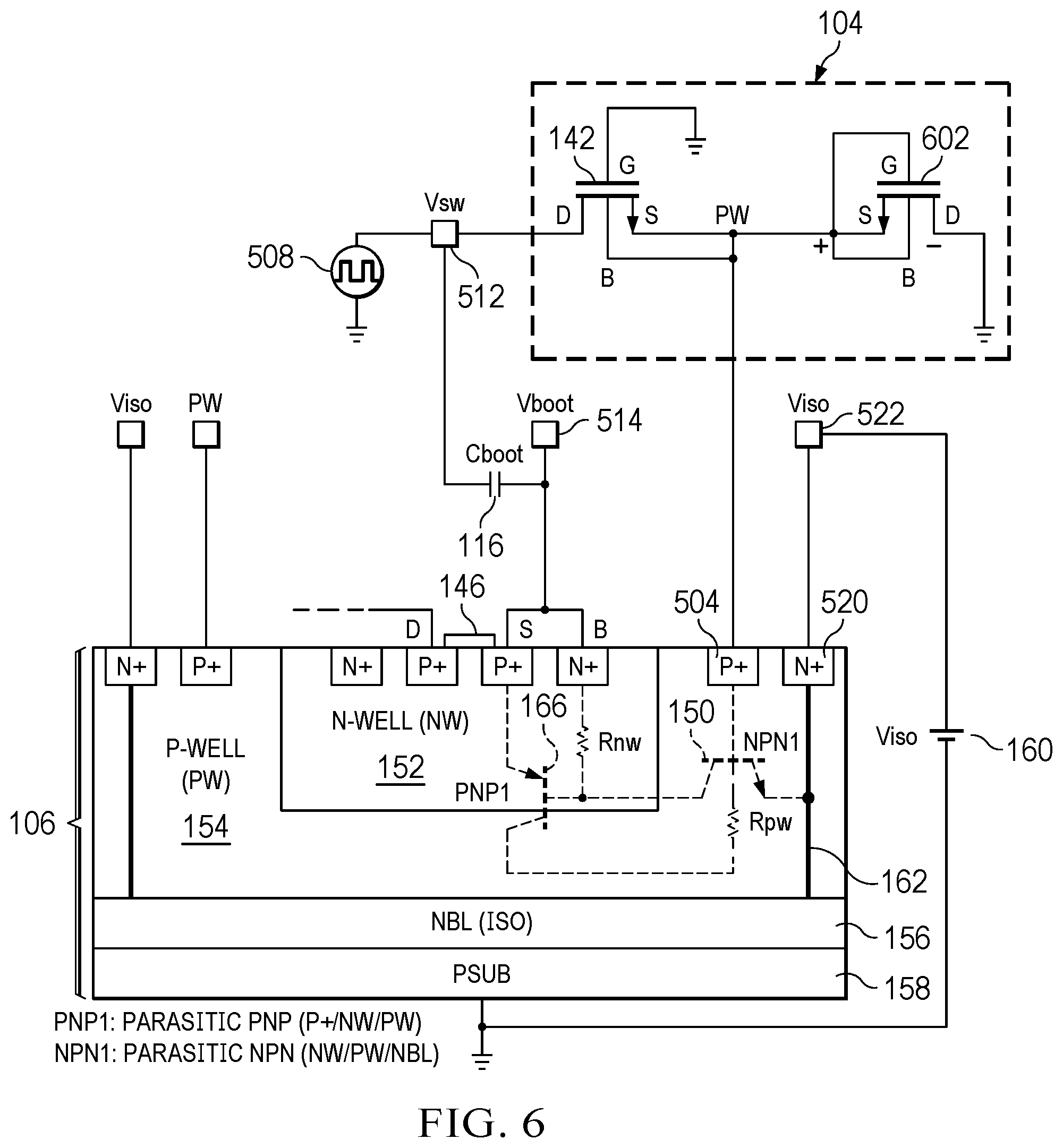 Patent US12395165 Figure 11 – Apparatus and methods to control well bias in a semiconductor device
