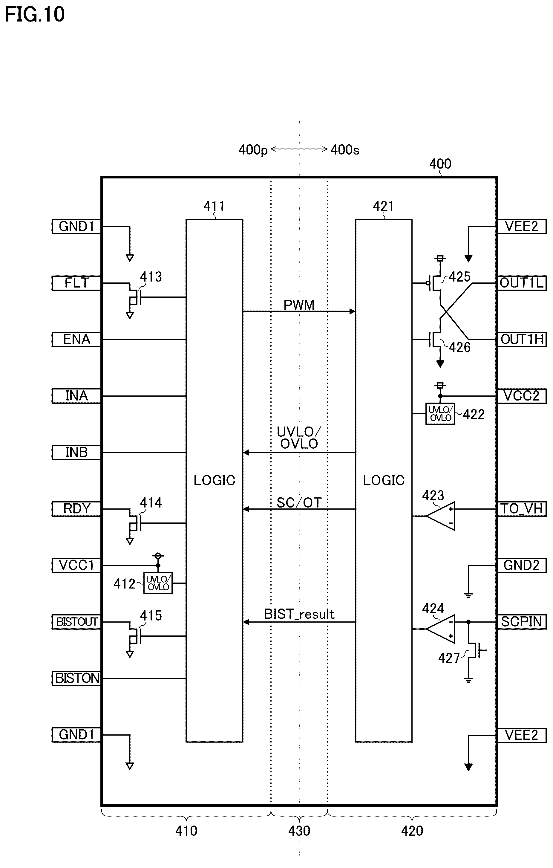 Patent US12395167 Figure 10 – Signal transmission device, electronic device and vehicle